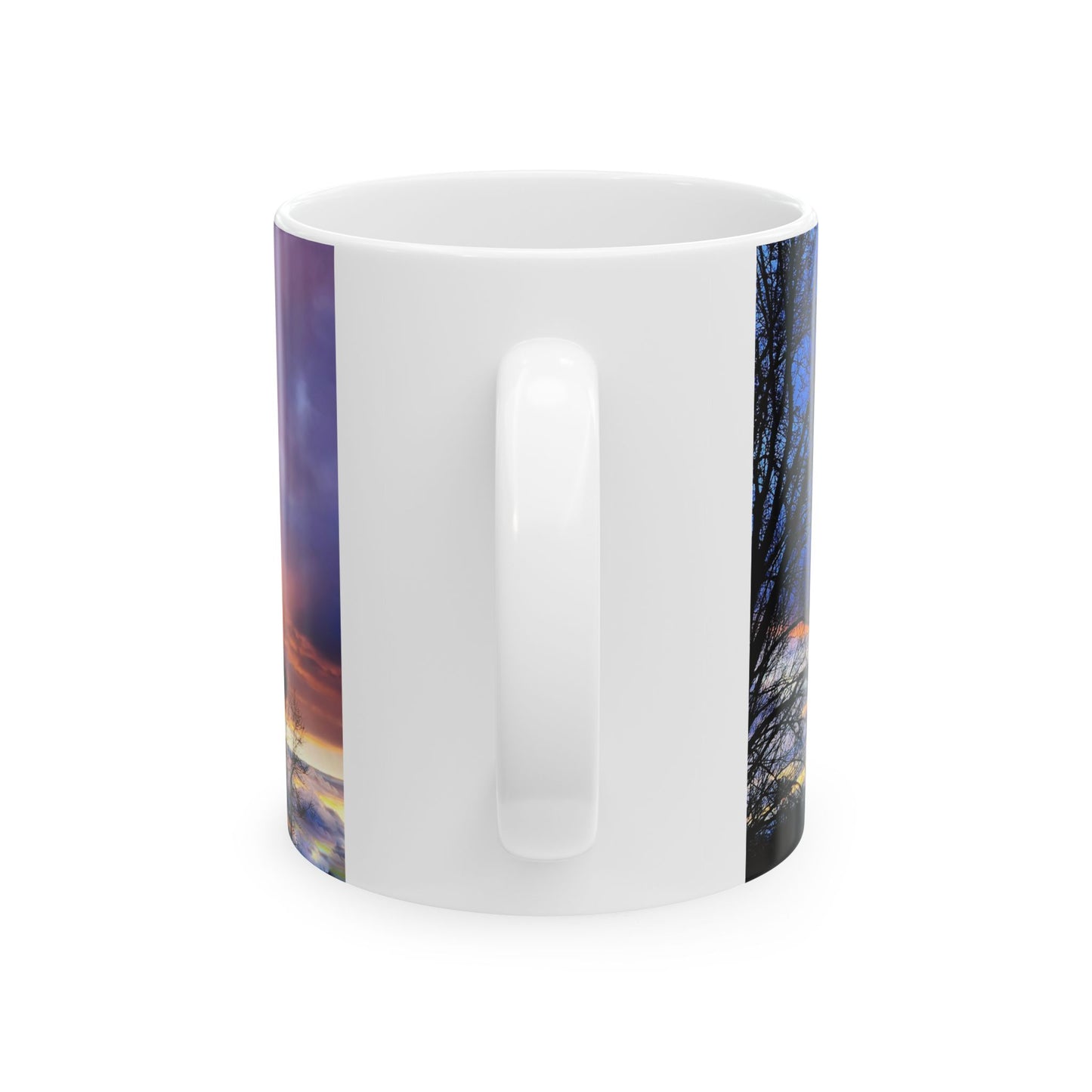 Scenic Sunset - White interior mug