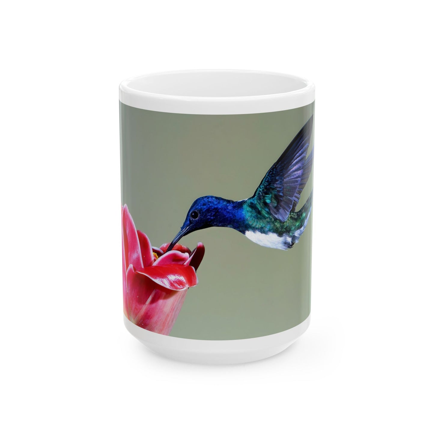 Hummingbird - White interior mug