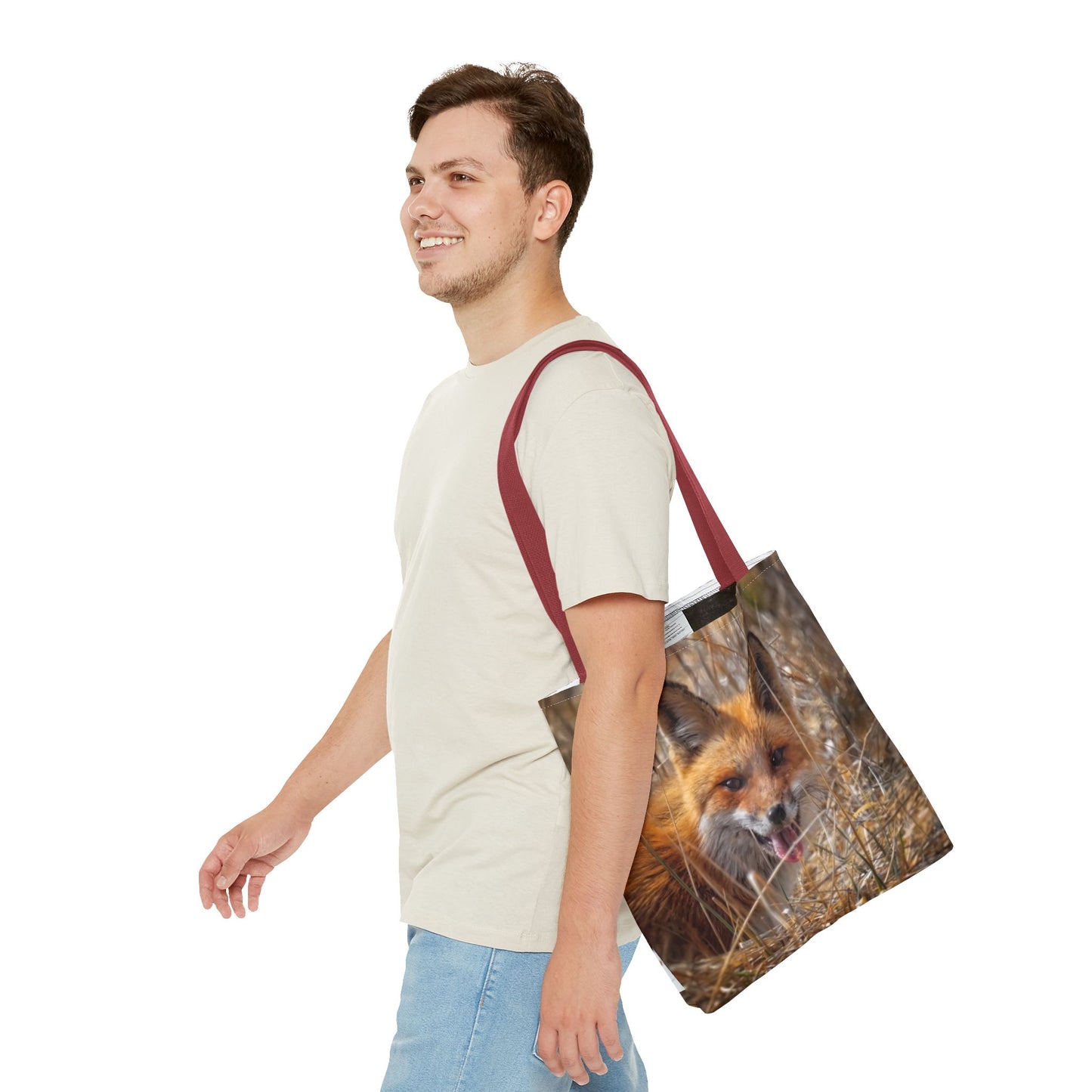 Wild Fox Tote Bag - Nature-Inspired Eco-Friendly Shopping Bag