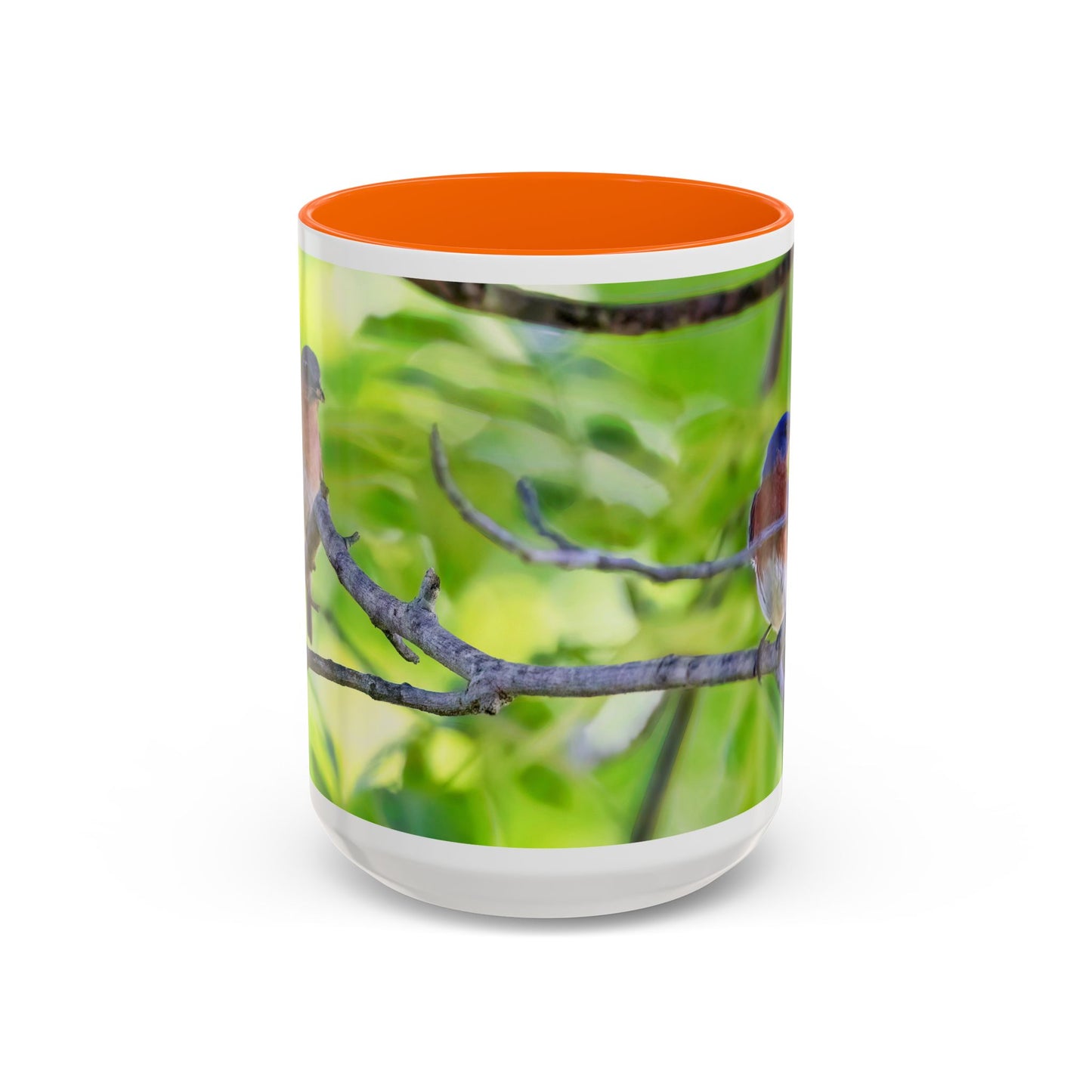 Bluebird pair - Variable color interior mug