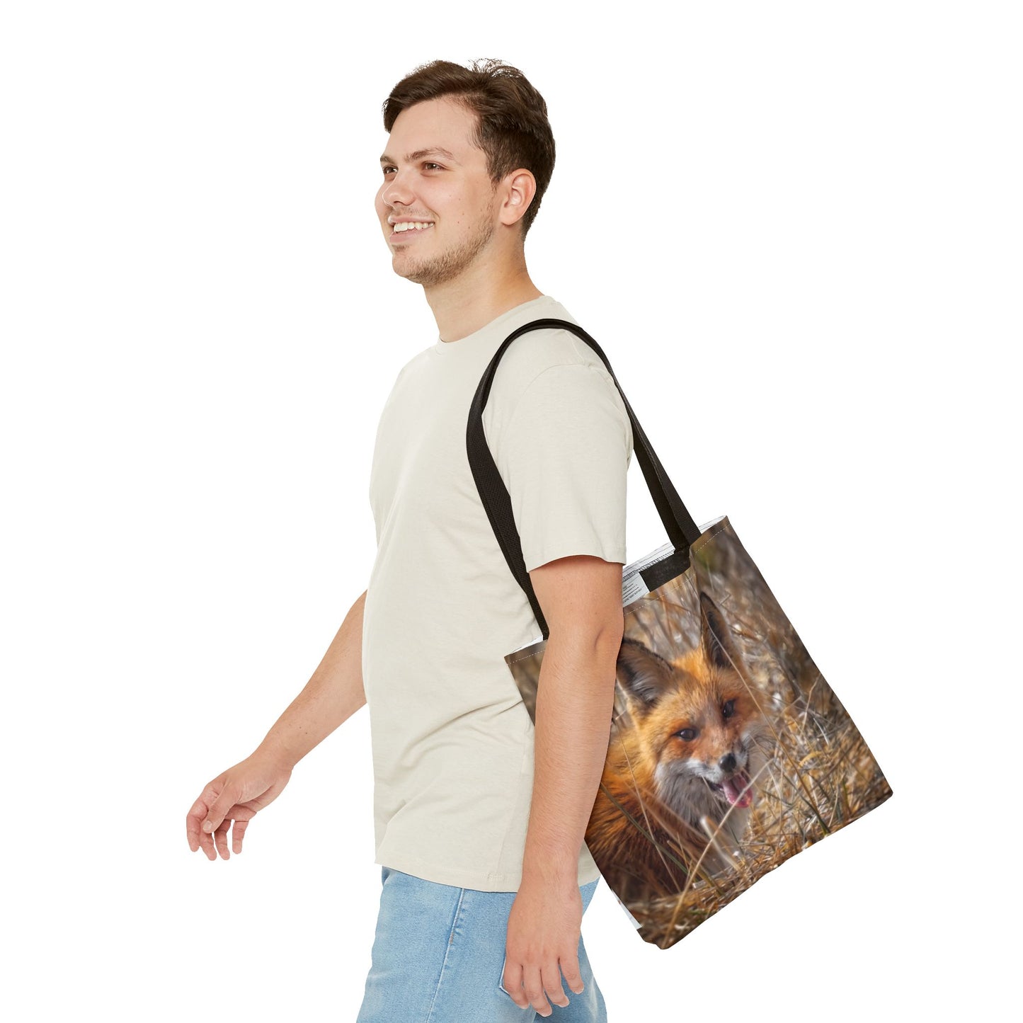 Wild Fox Tote Bag - Nature-Inspired Eco-Friendly Shopping Bag