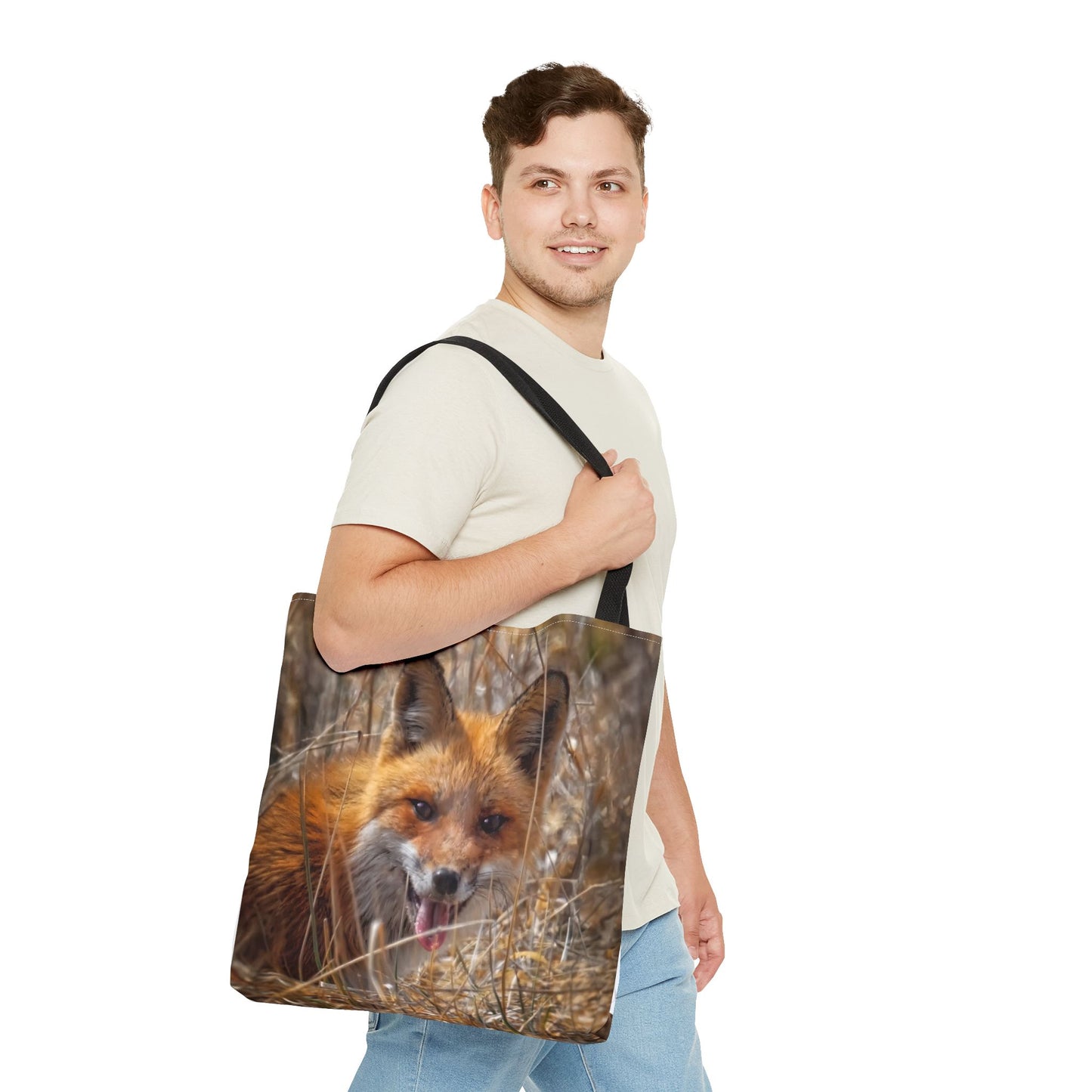 Wild Fox Tote Bag - Nature-Inspired Eco-Friendly Shopping Bag
