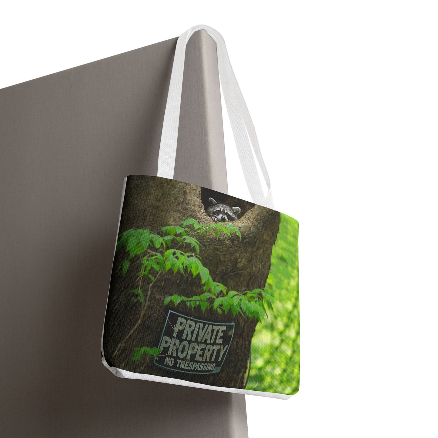 Whimsical Raccoon Tote Bag – Nature Lover’s Eco-Friendly Bag