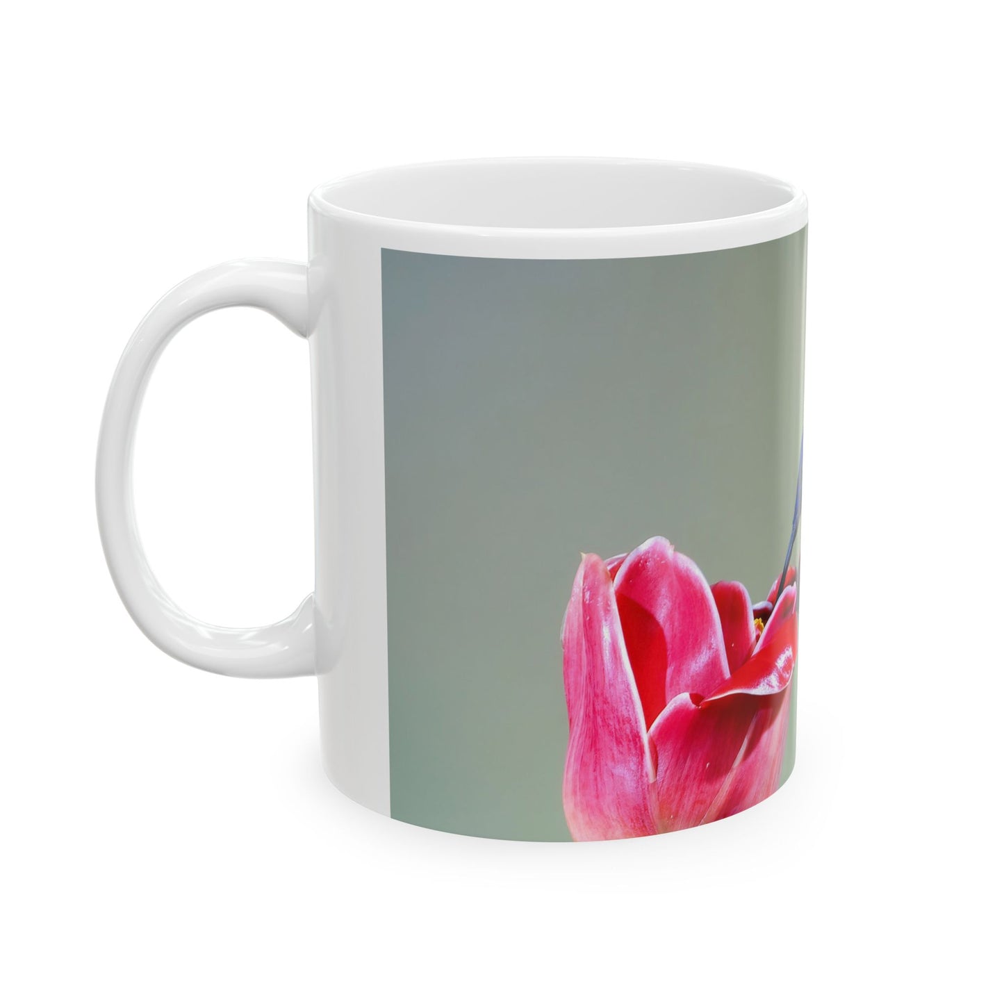 Hummingbird - White interior mug