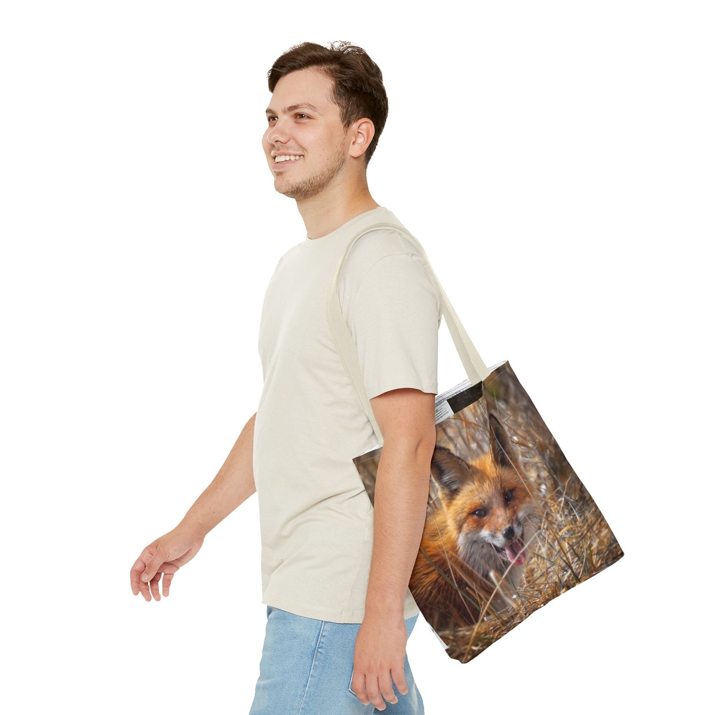 Wild Fox Tote Bag - Nature-Inspired Eco-Friendly Shopping Bag