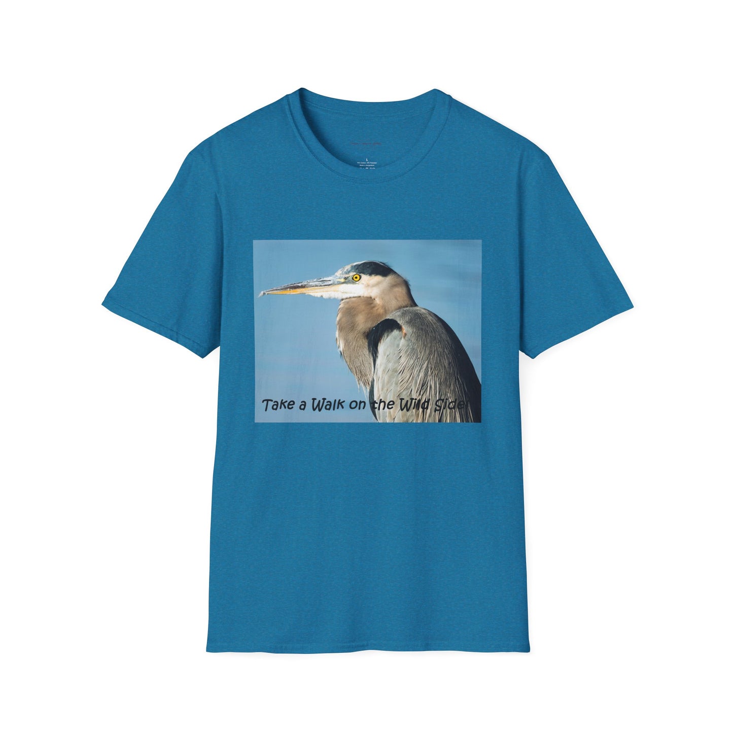 Stunning Great Blue Heron head study - T-shirt