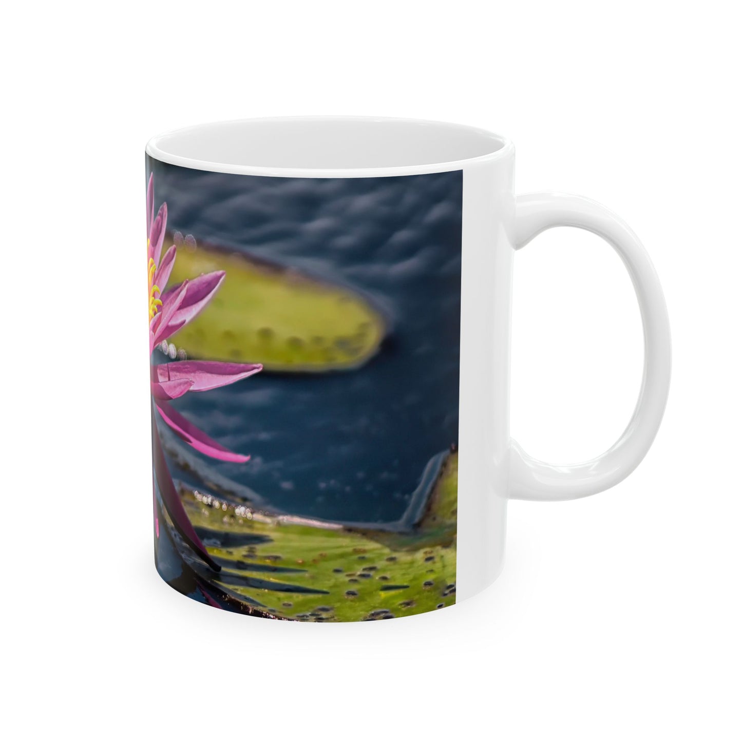 Water Lily - White interior mug