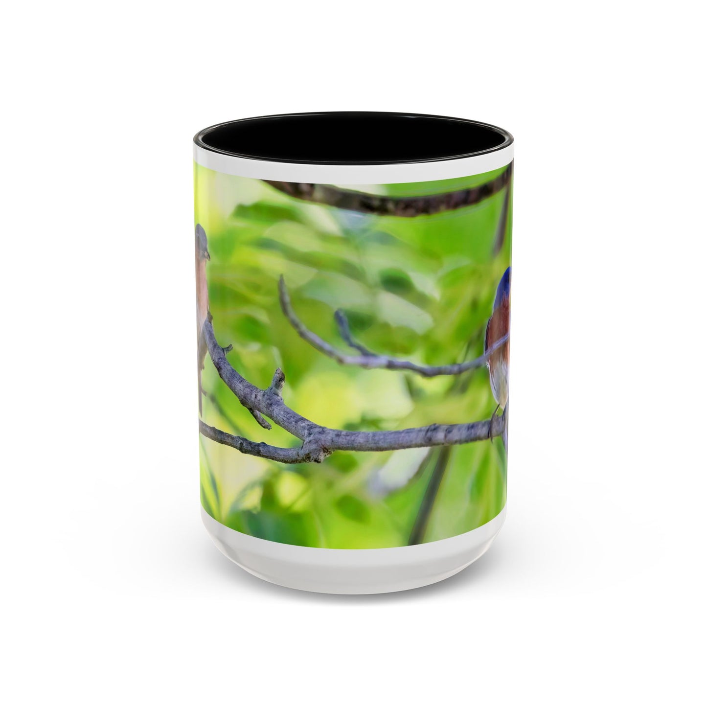 Bluebird pair - Variable color interior mug