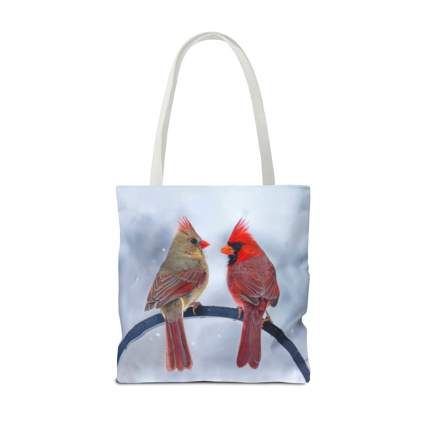 Cardinal Love Tote Bag - Nature-Inspired Eco-Friendly Carryall