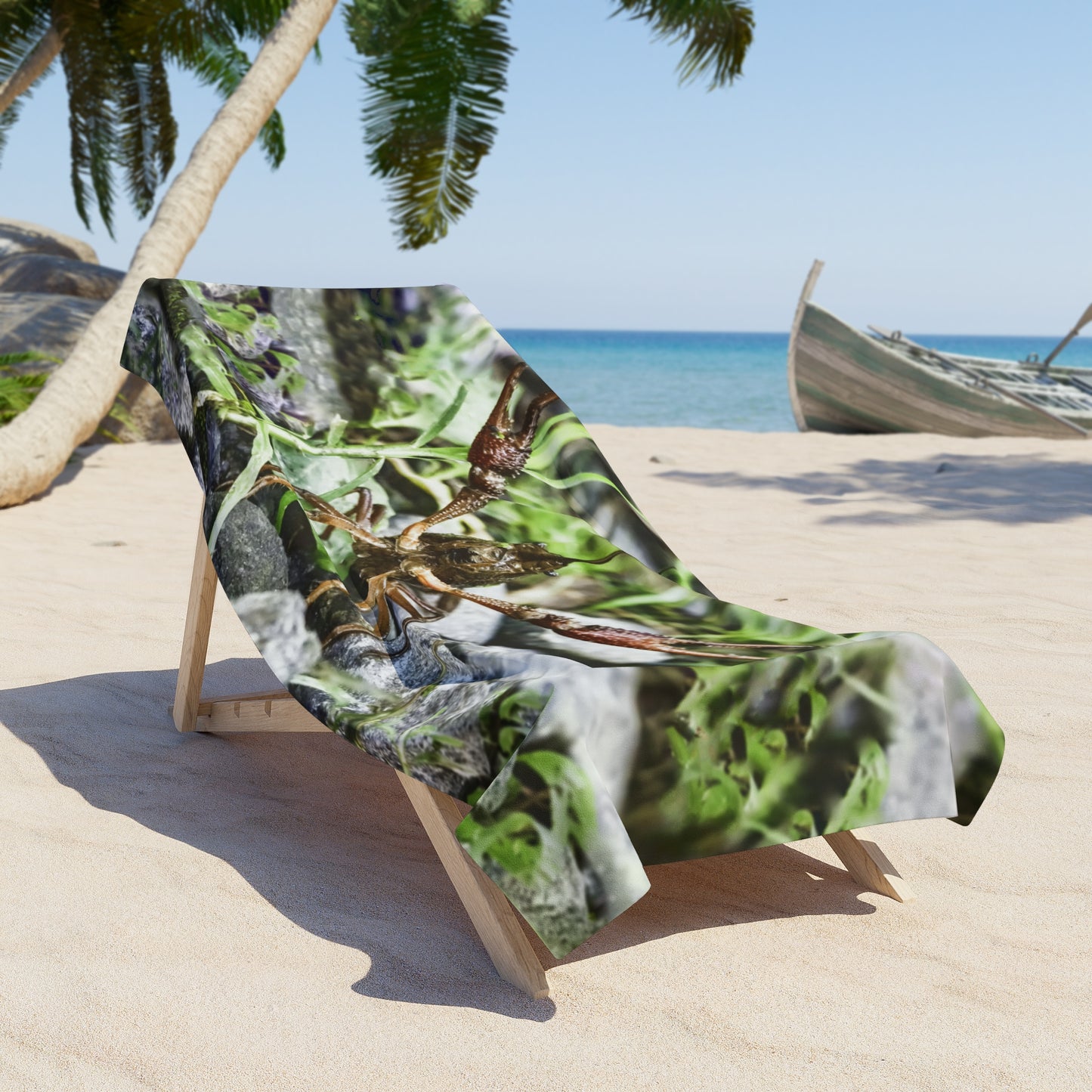 Crab Challenger Beach Towel