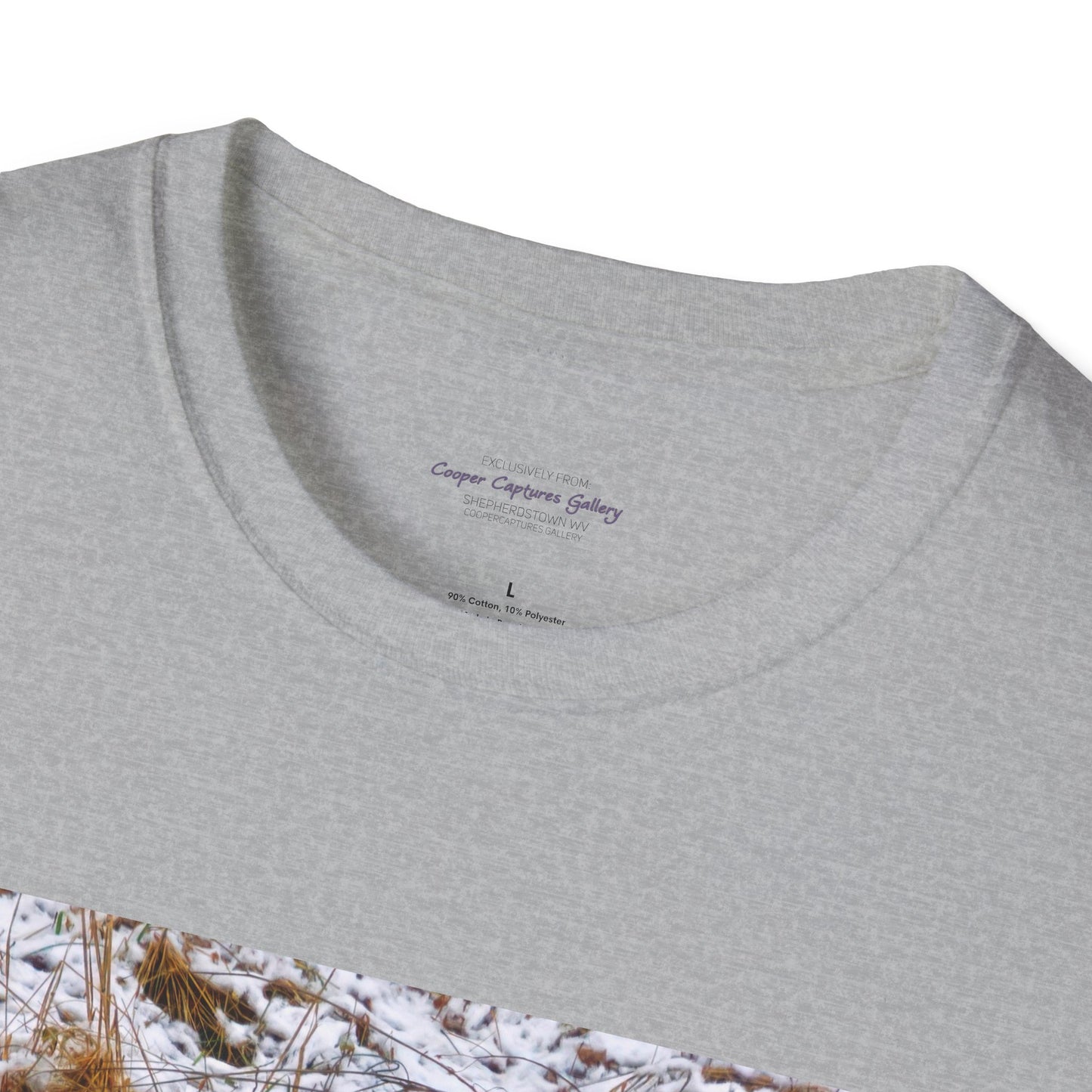 Red Fox in the snow, resting - T-shirt