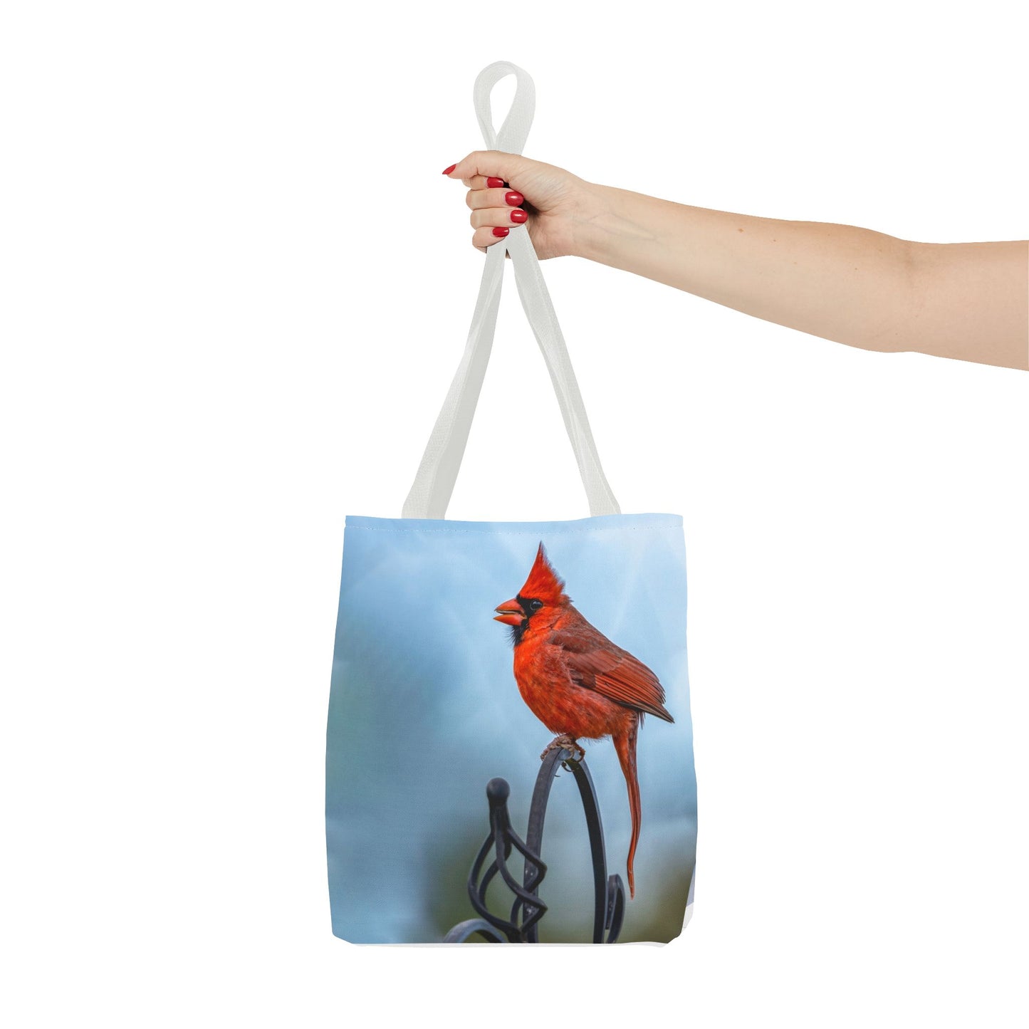 Cardinal Love Tote Bag - Nature-Inspired Eco-Friendly Carryall