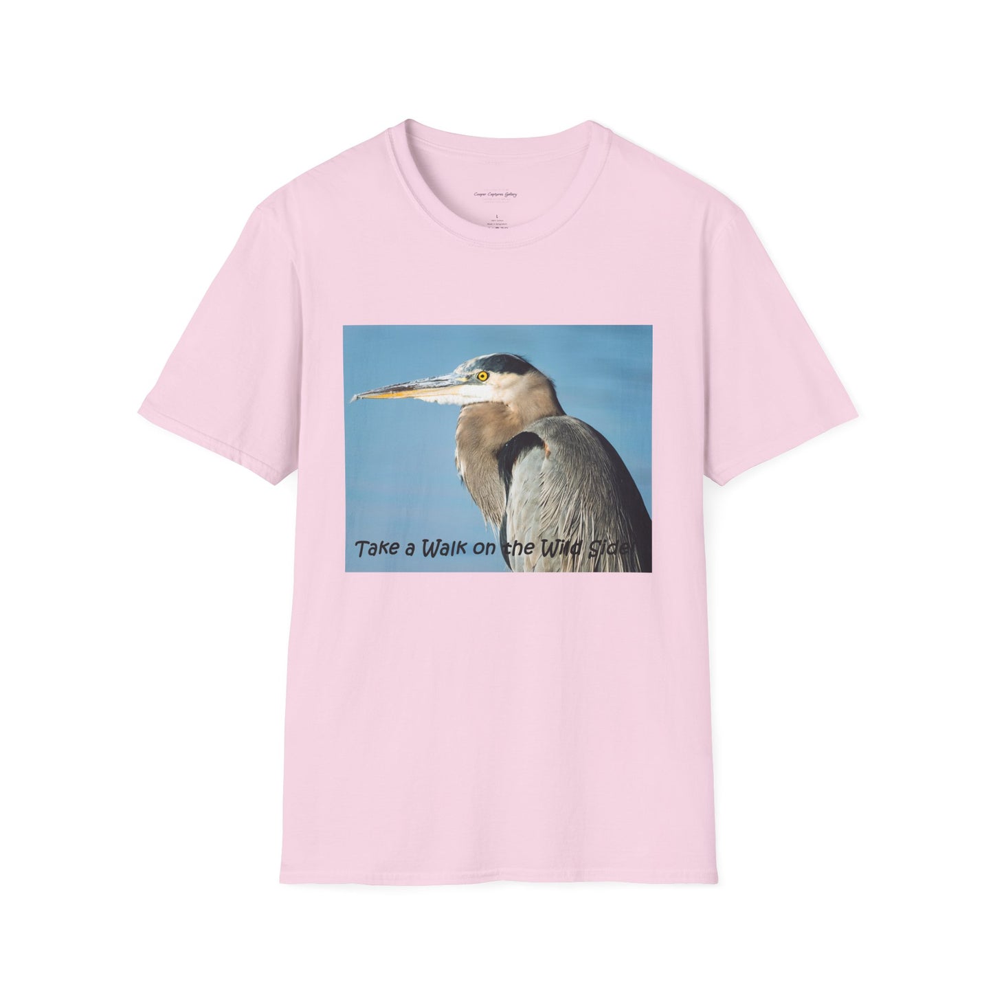 Stunning Great Blue Heron head study - T-shirt