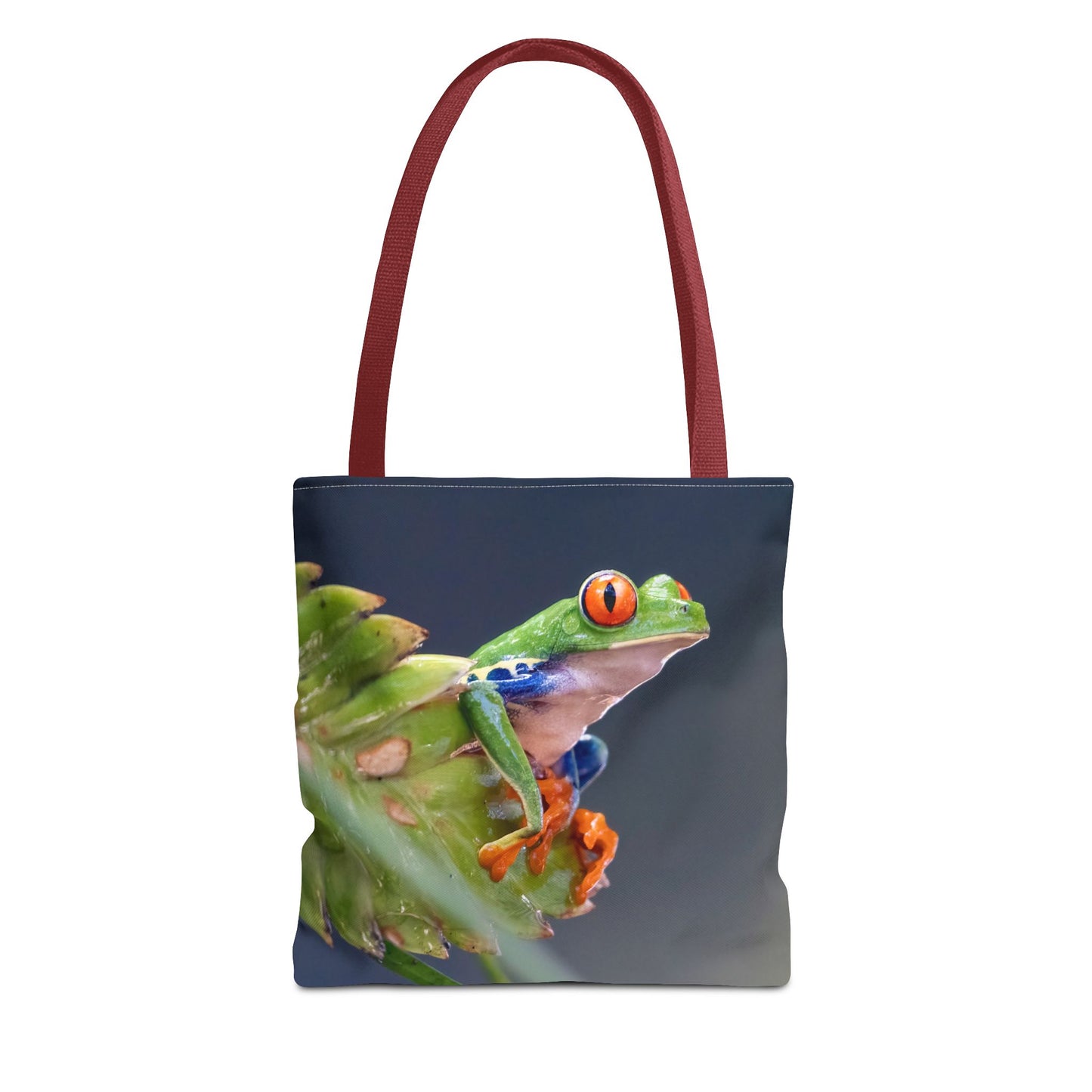 Colorful Frog Tote Bag - Eco-Friendly Wildlife Lover's Accessory