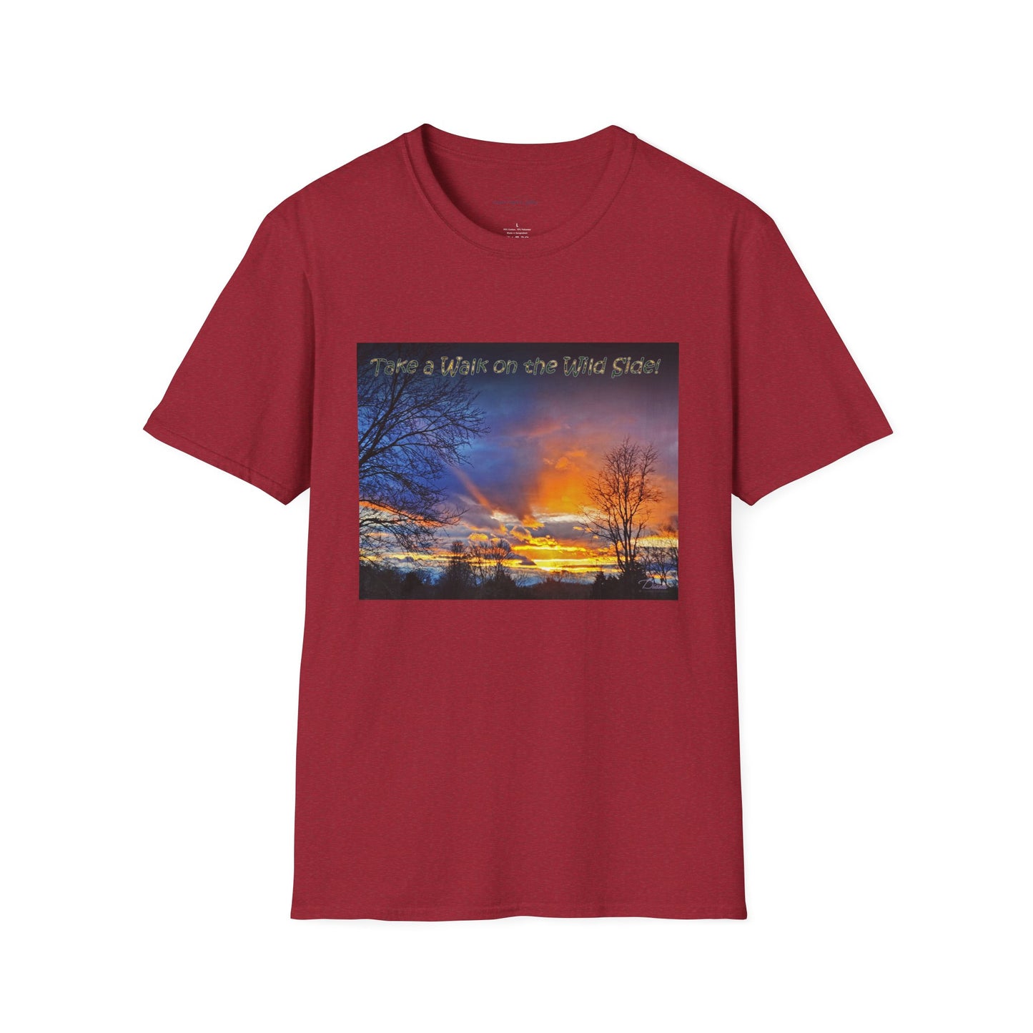 Gorgeous sunset with colorful light rays - T-shirt