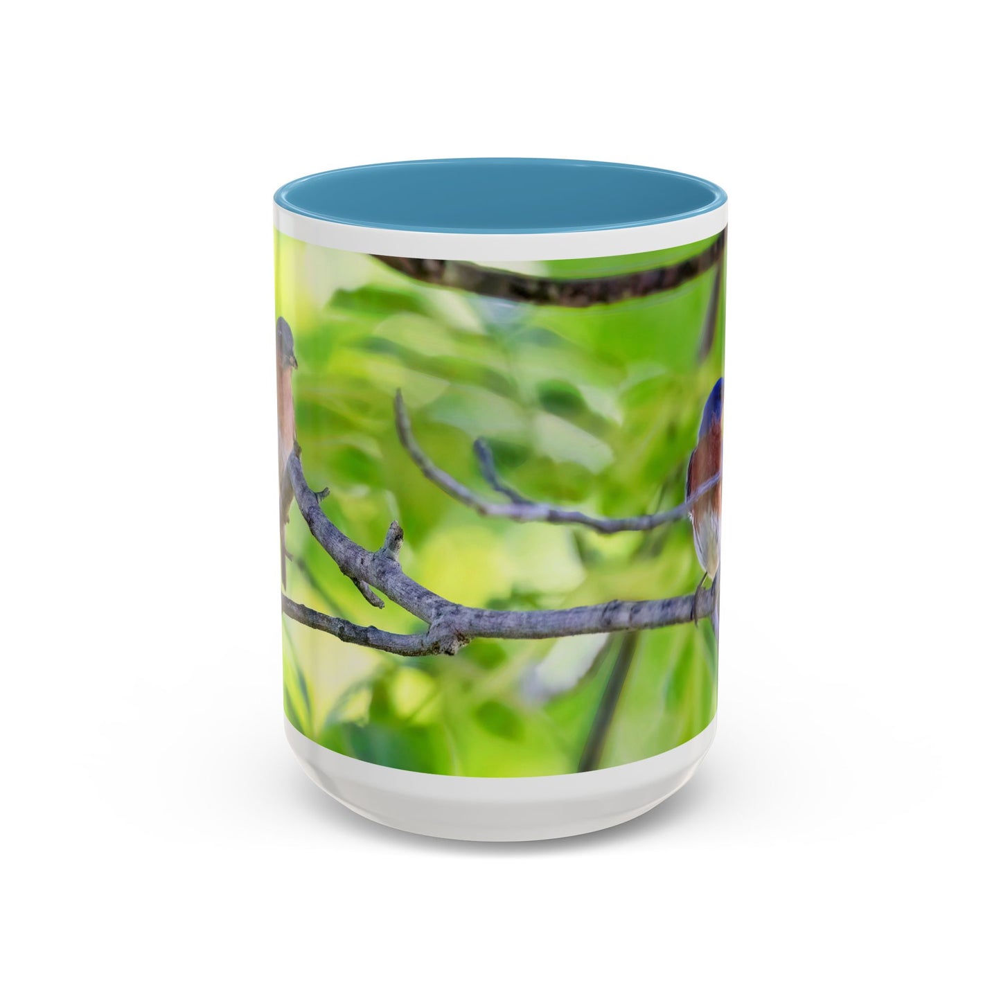 Bluebird pair - Variable color interior mug