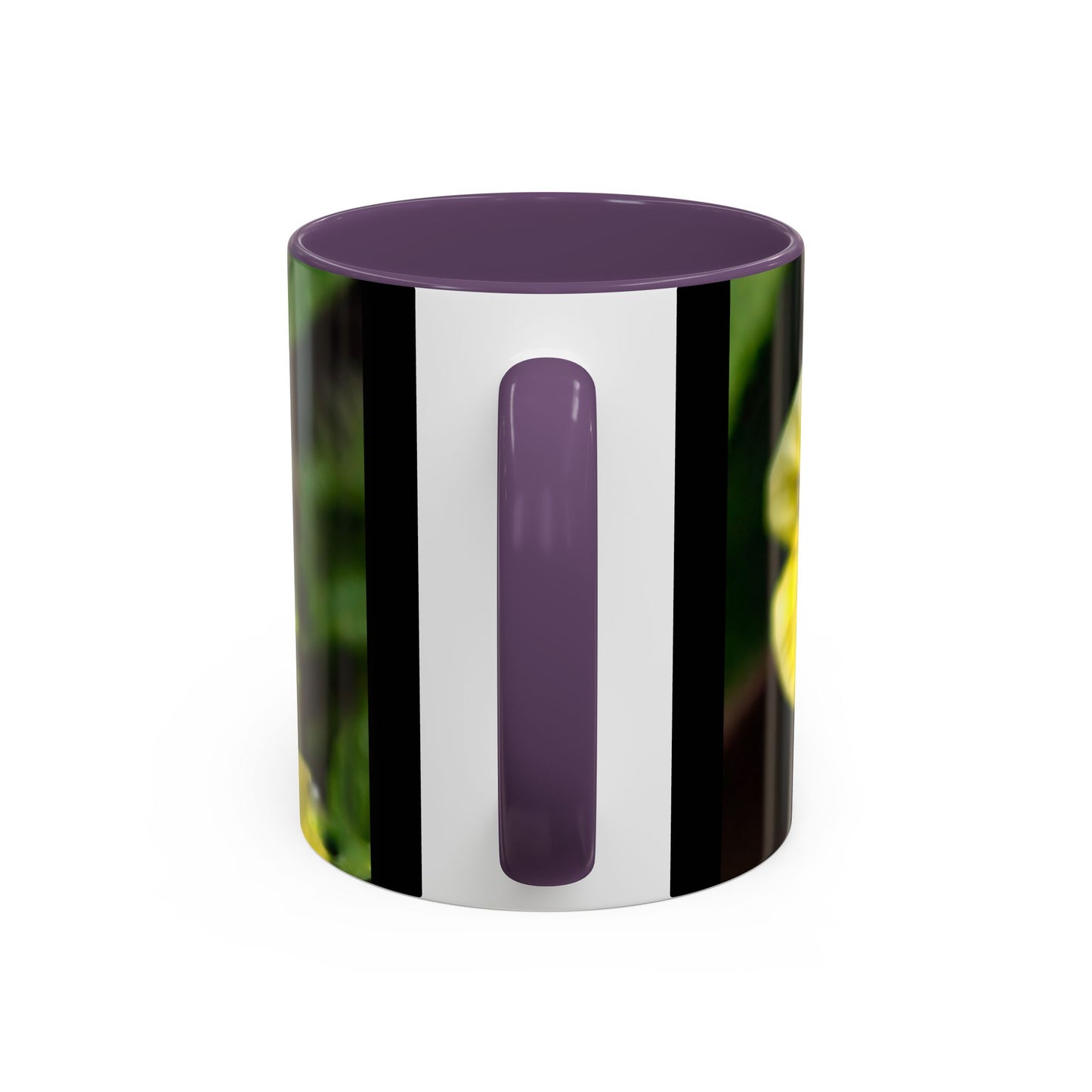 Pansies - Variable color interior mug