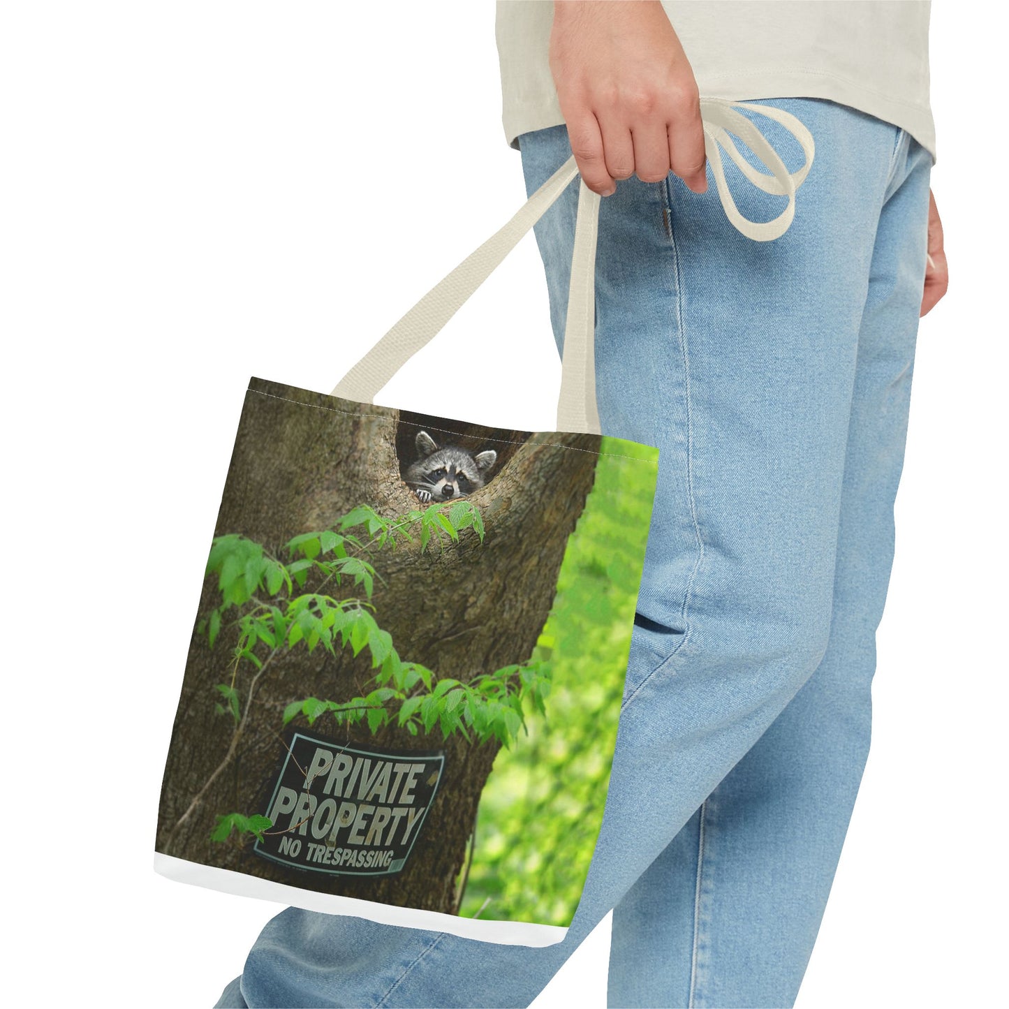 Whimsical Raccoon Tote Bag – Nature Lover’s Eco-Friendly Bag