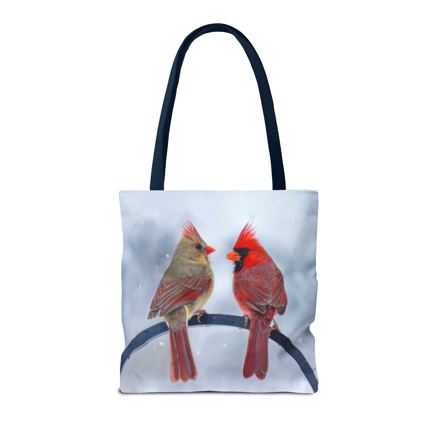 Cardinal Love Tote Bag - Nature-Inspired Eco-Friendly Carryall