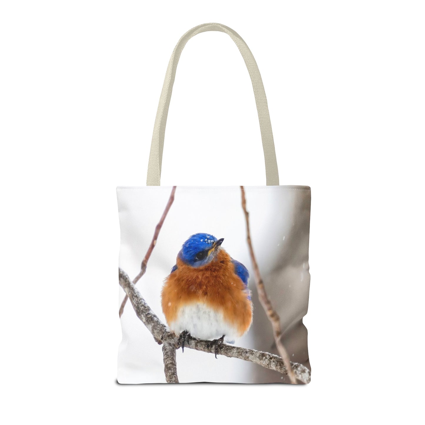 Bluebirds Tote Bag - Nature-Inspired Eco-Friendly Shopping Bag