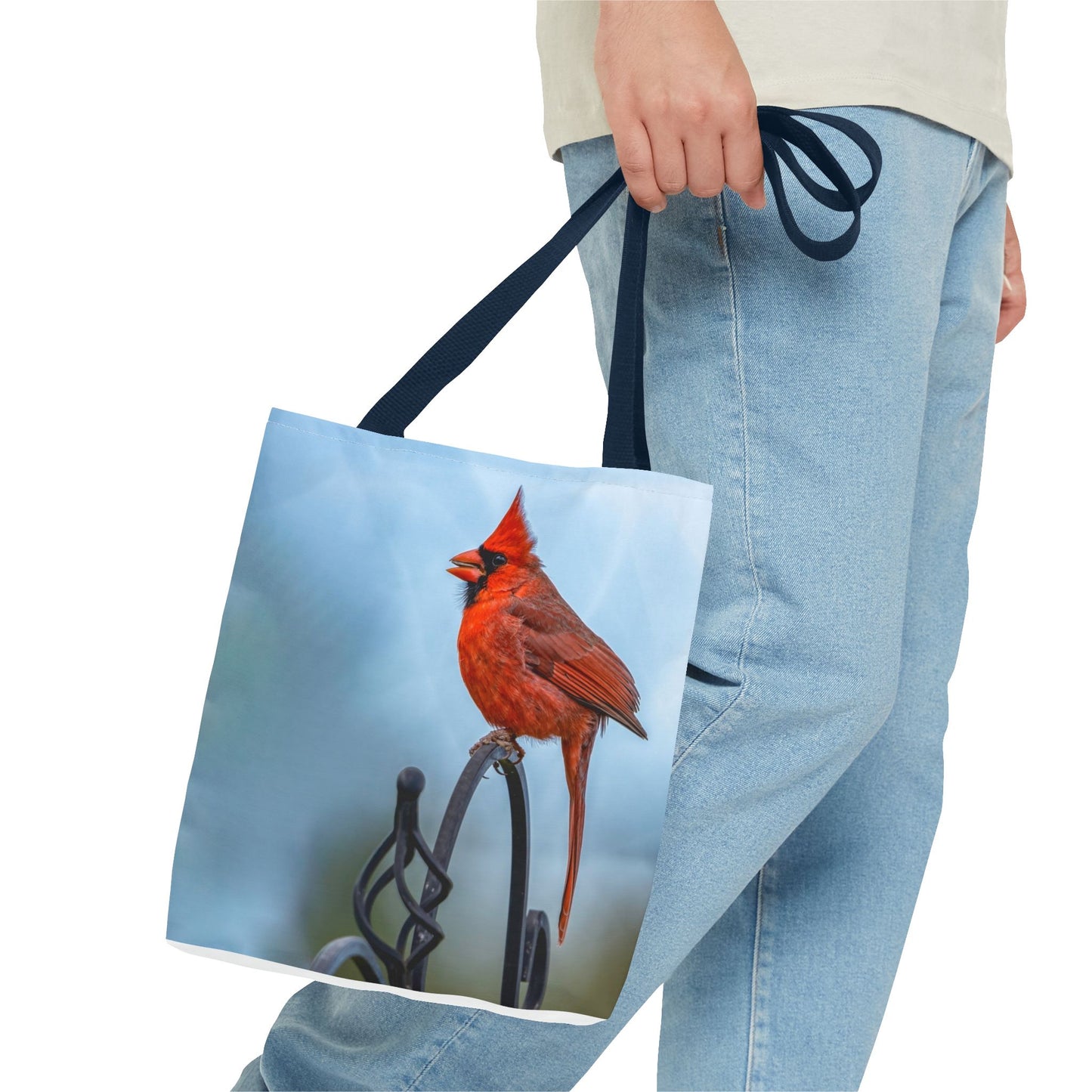 Cardinal Love Tote Bag - Nature-Inspired Eco-Friendly Carryall