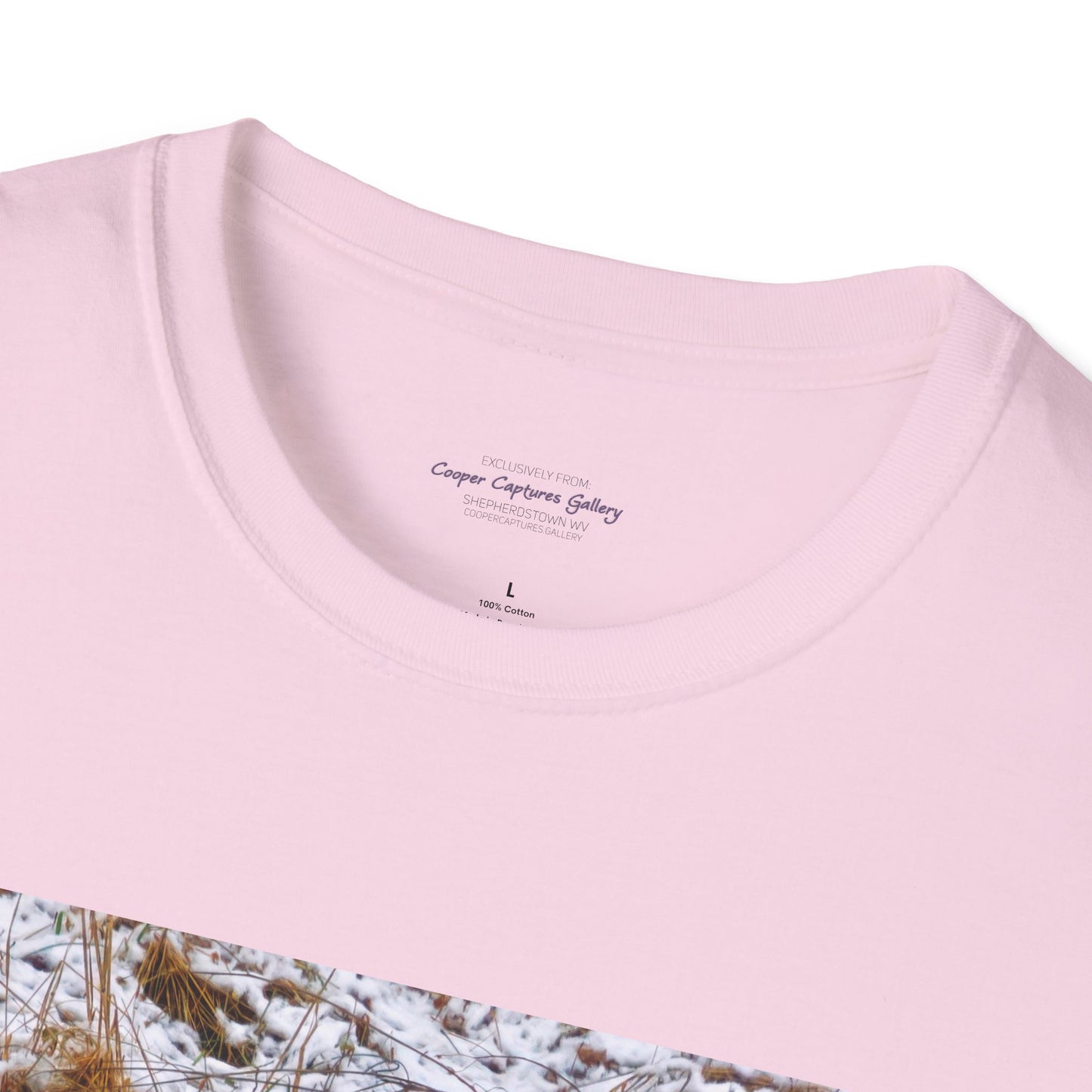 Red Fox in the snow, resting - T-shirt