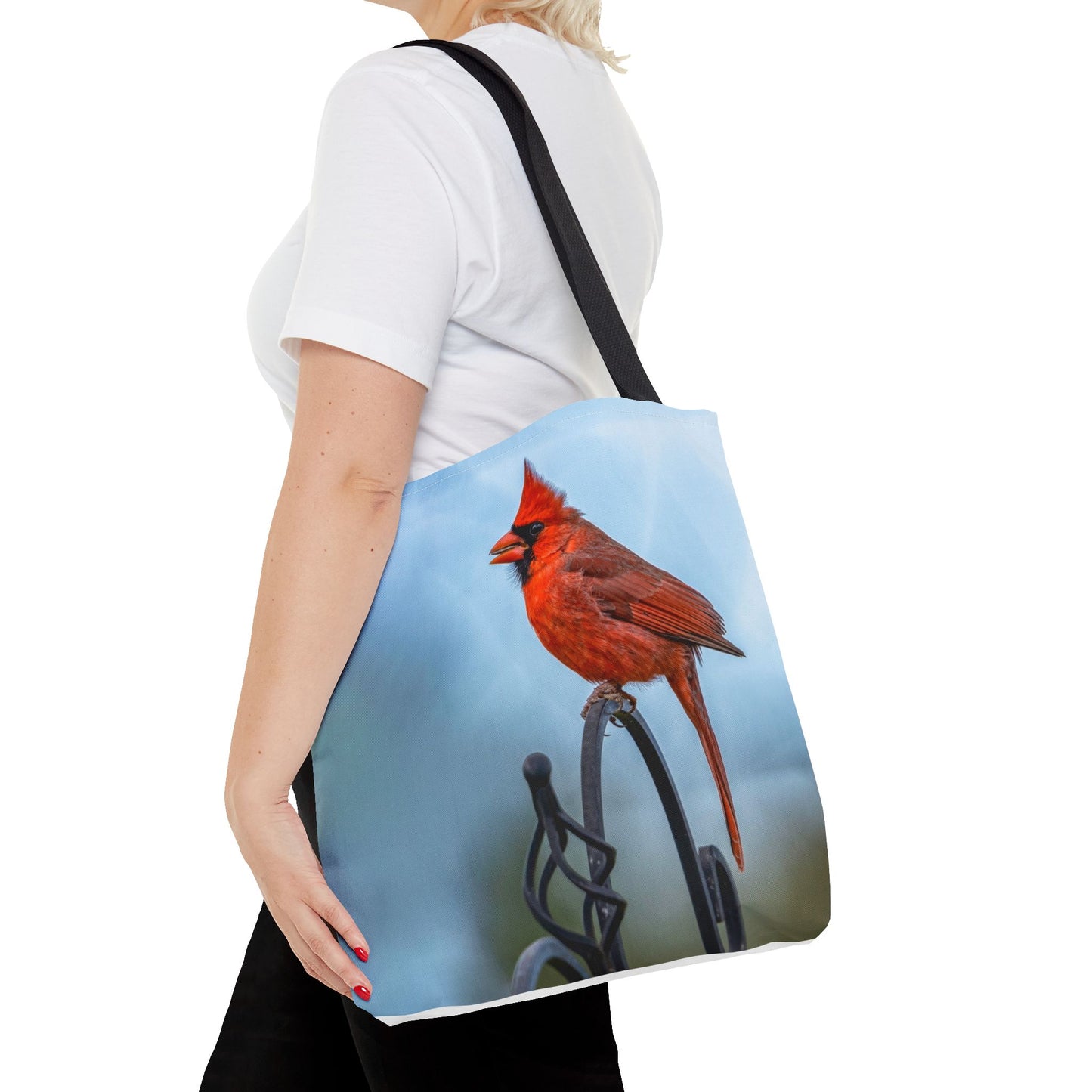Cardinal Love Tote Bag - Nature-Inspired Eco-Friendly Carryall