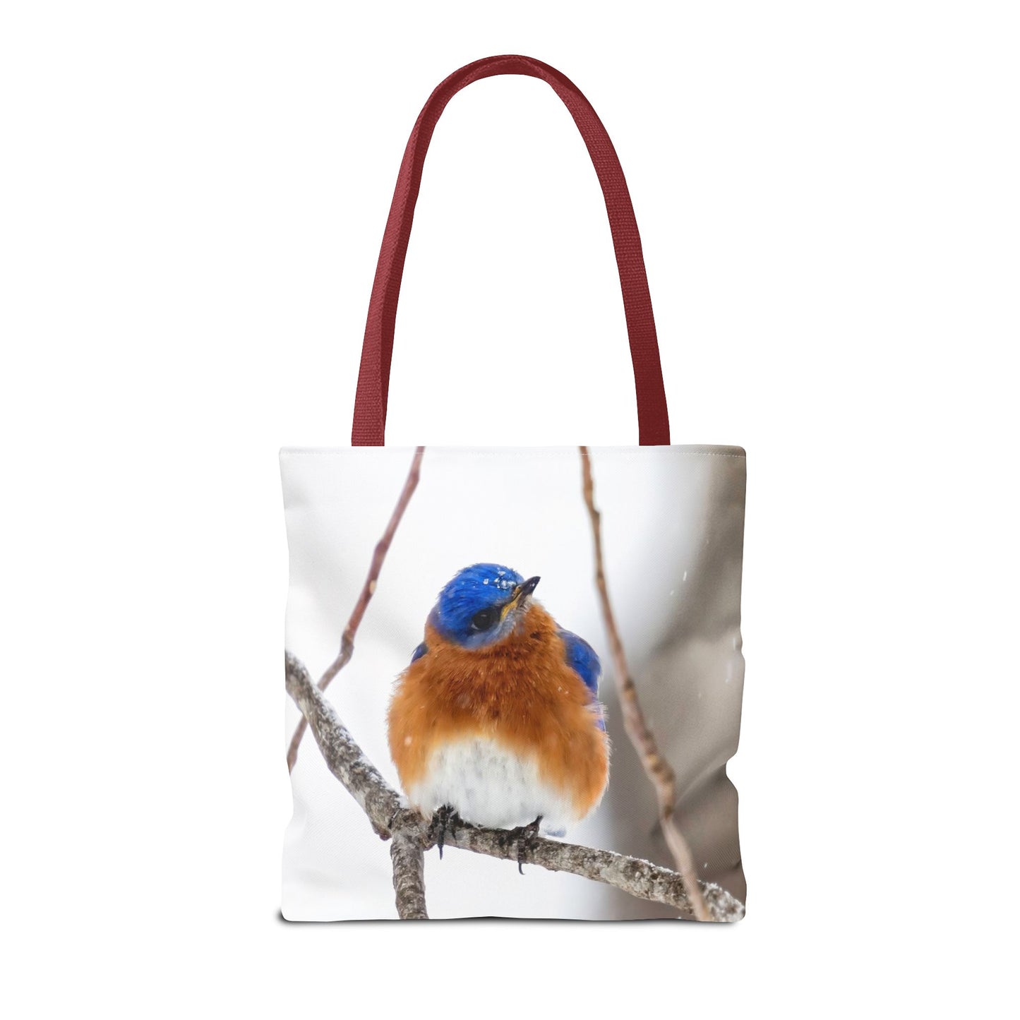 Bluebirds Tote Bag - Nature-Inspired Eco-Friendly Shopping Bag