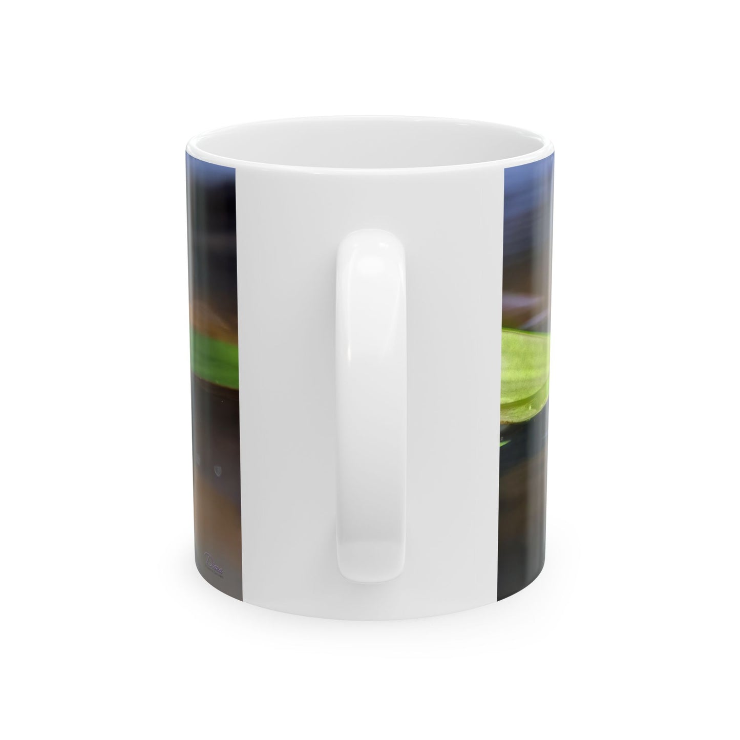 Red-Eyed Tree Frog - White interior mug