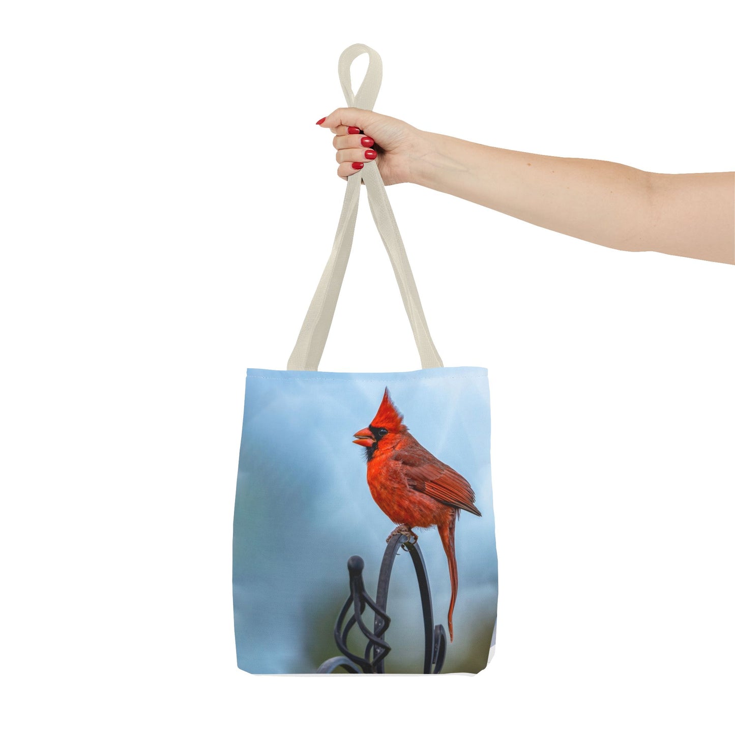 Cardinal Love Tote Bag - Nature-Inspired Eco-Friendly Carryall