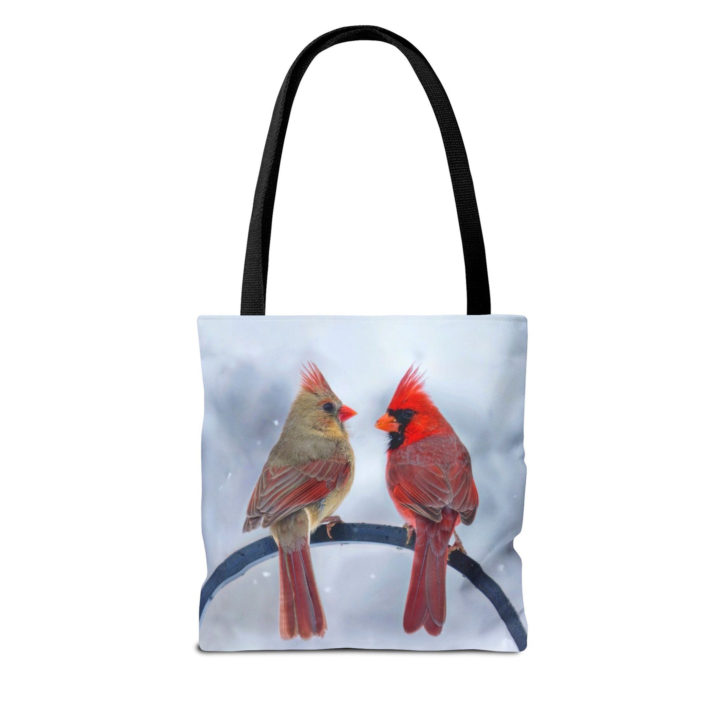 Cardinal Love Tote Bag - Nature-Inspired Eco-Friendly Carryall