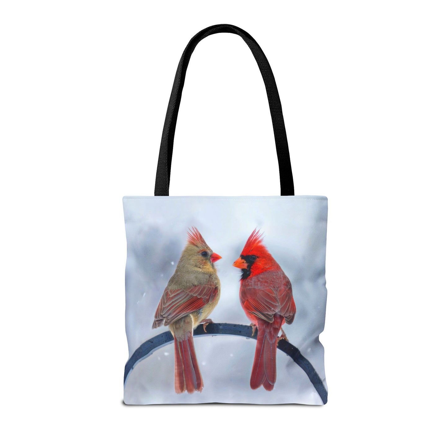 Cardinal Love Tote Bag - Nature-Inspired Eco-Friendly Carryall