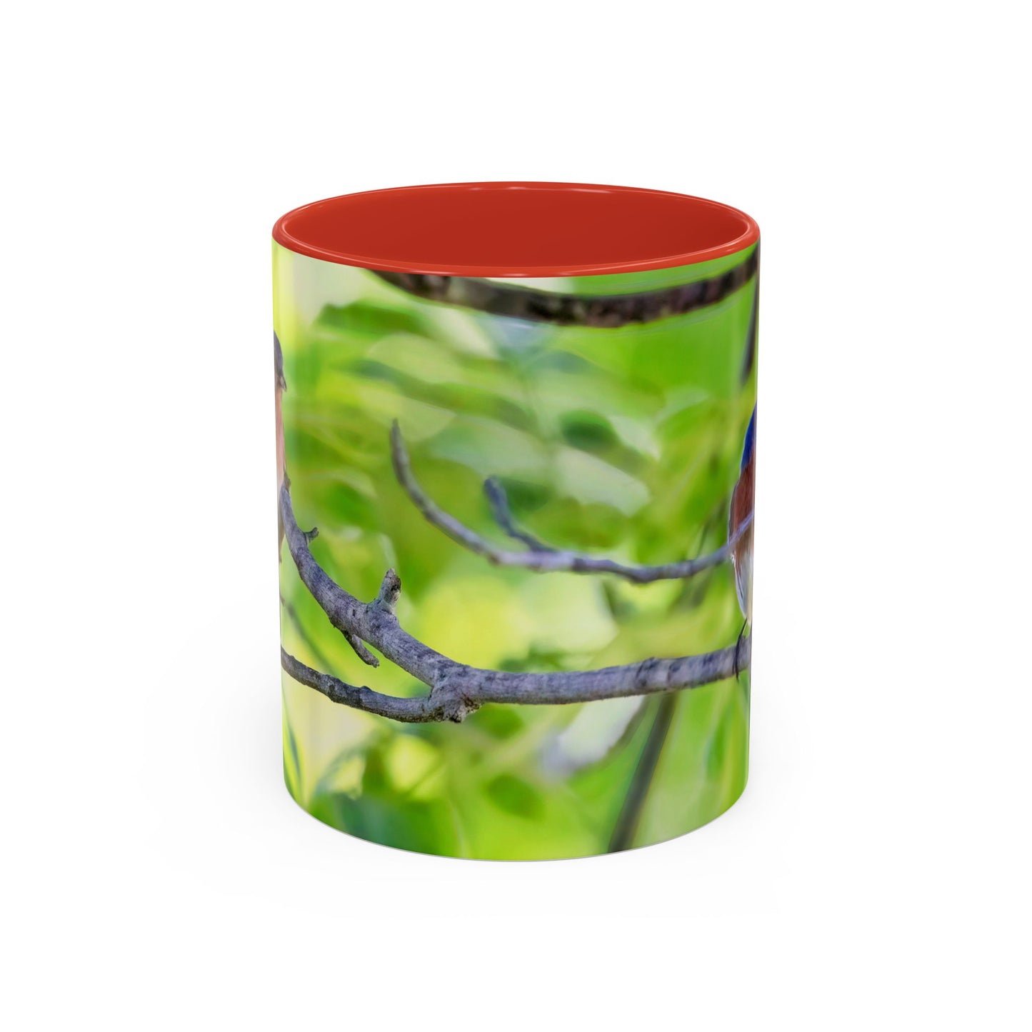 Bluebird pair - Variable color interior mug