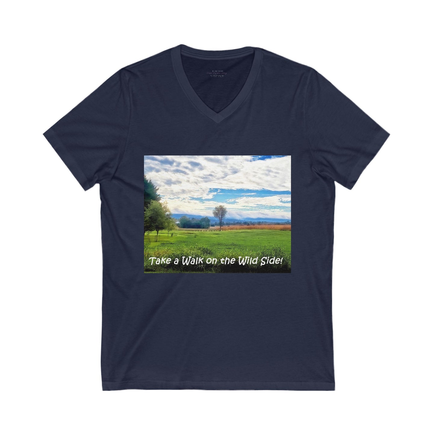 Sunrise sky in spring - V-Neck Tee-Shirt
