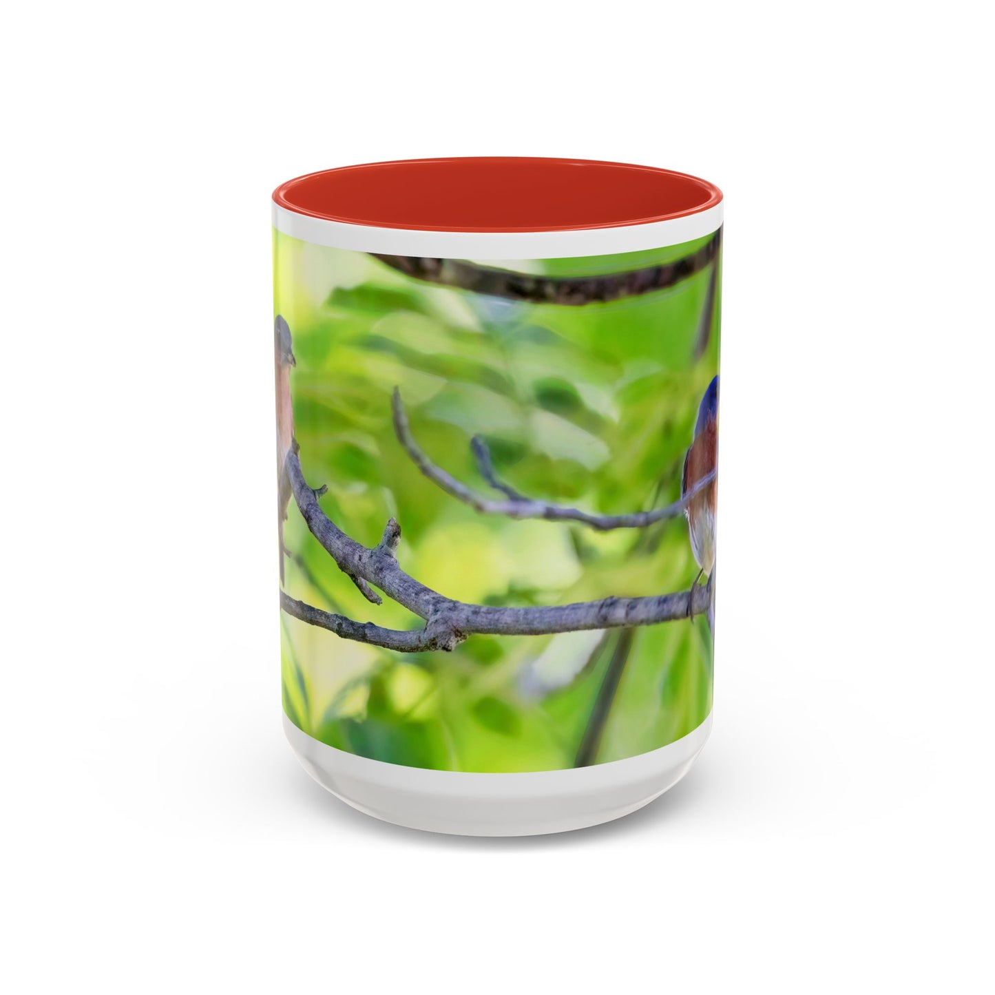Bluebird pair - Variable color interior mug