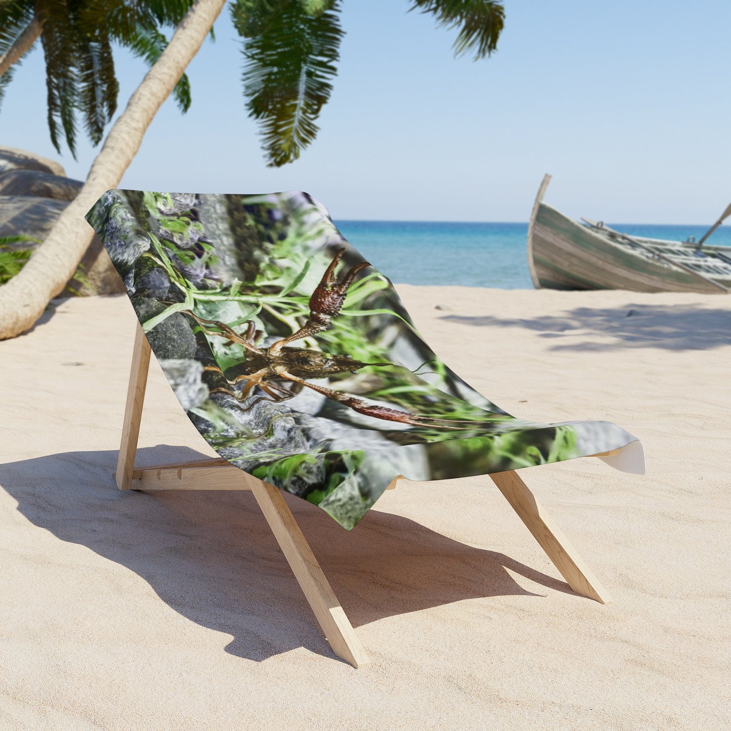 Crab Challenger Beach Towel