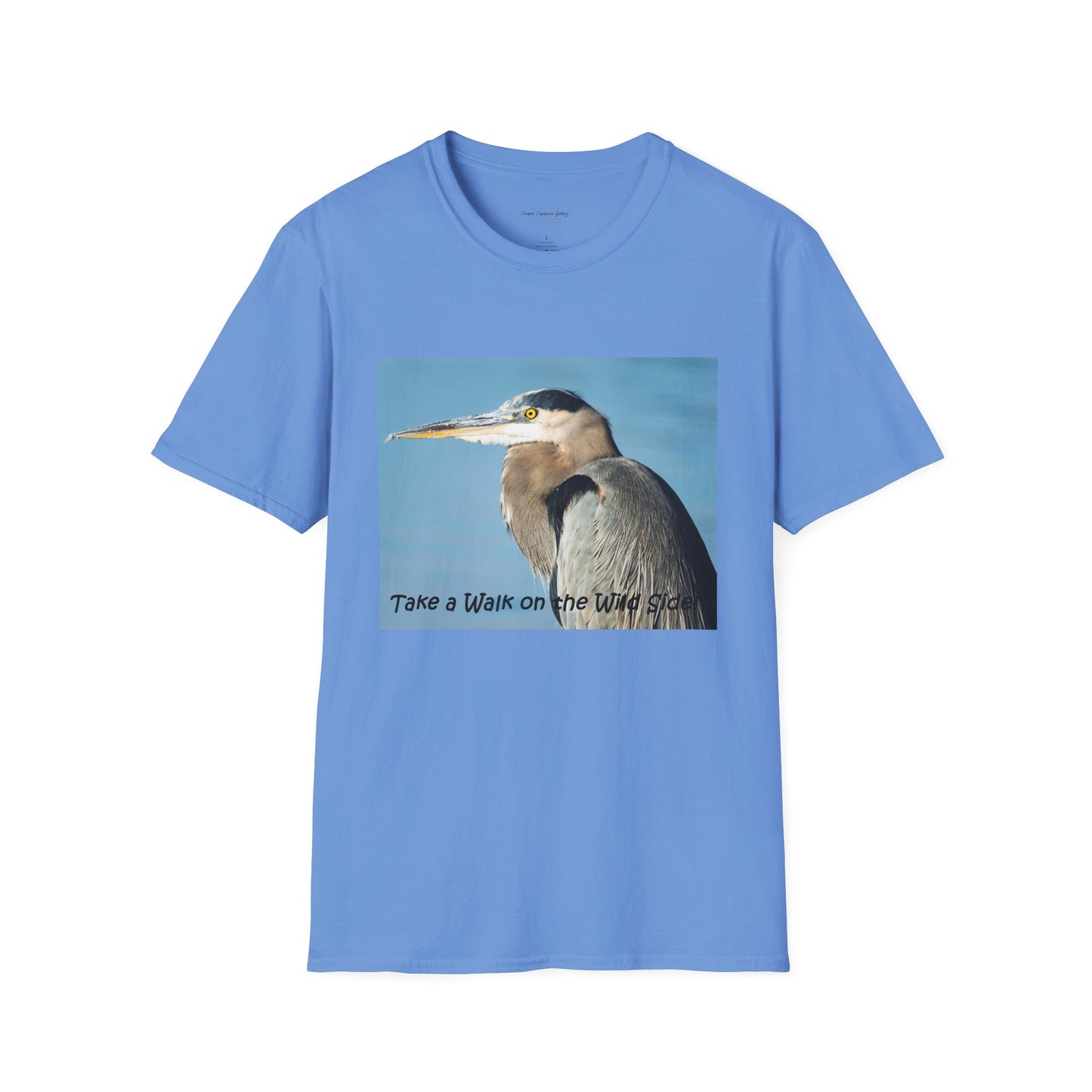 Stunning Great Blue Heron head study - T-shirt