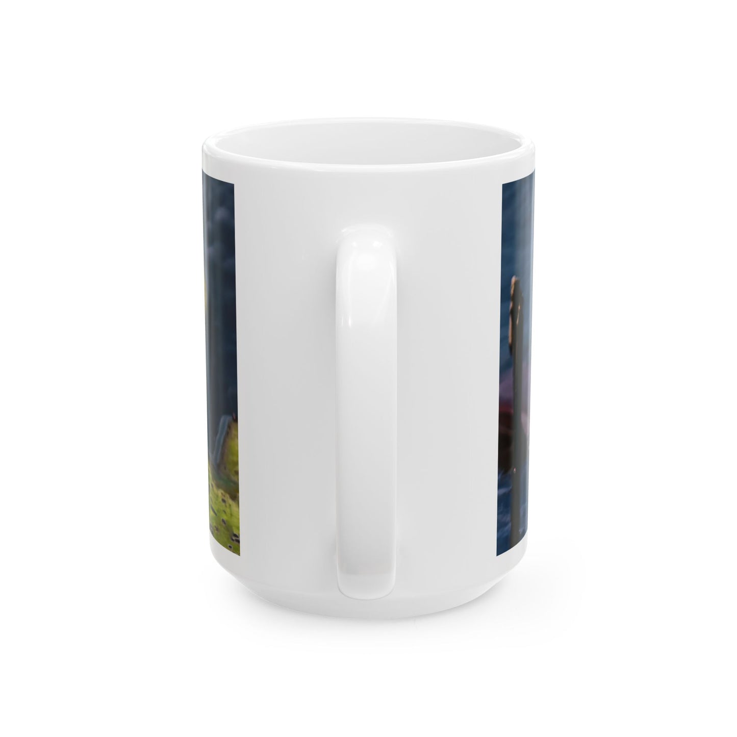 Water Lily - White interior mug