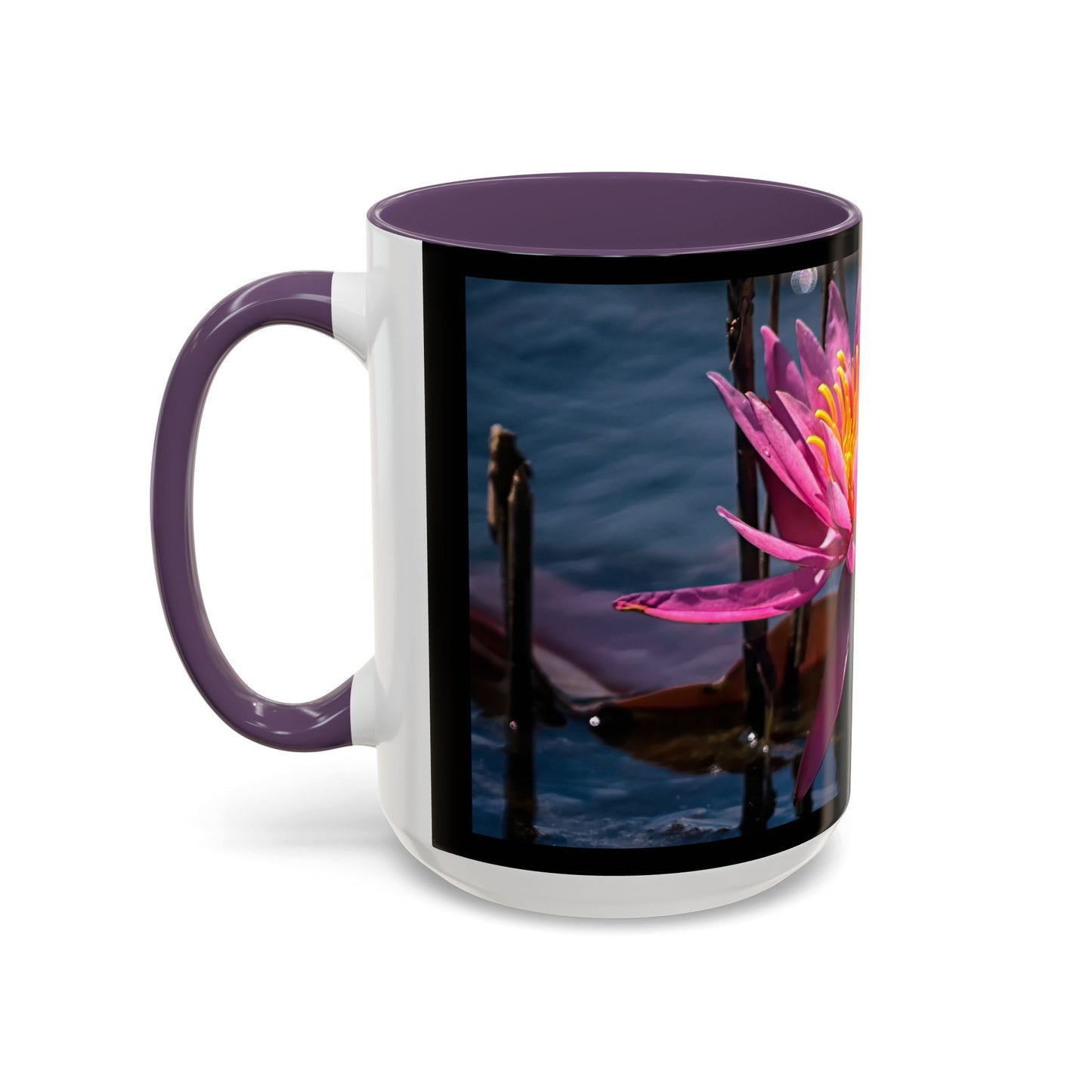 Water Lily - Variable color interior mug