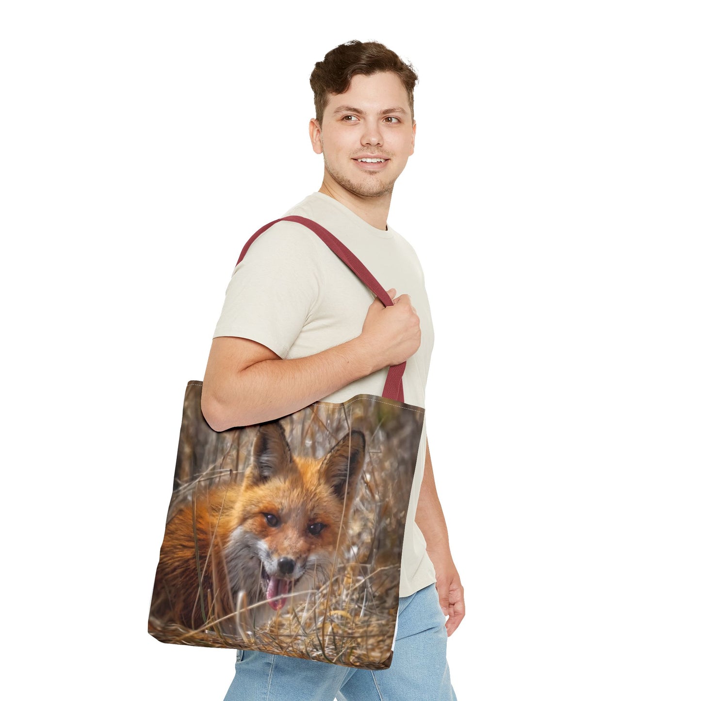 Wild Fox Tote Bag - Nature-Inspired Eco-Friendly Shopping Bag
