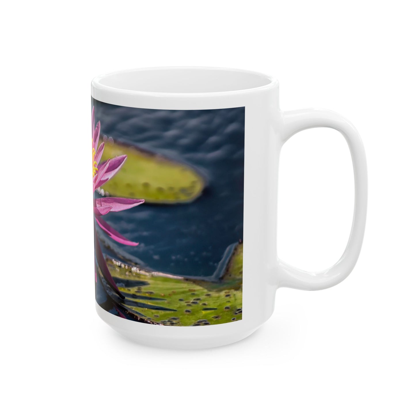 Water Lily - White interior mug