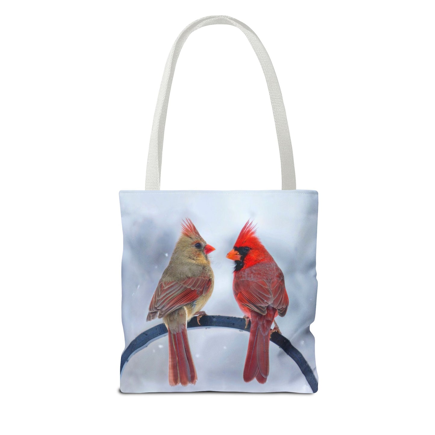 Cardinal Love Tote Bag - Nature-Inspired Eco-Friendly Carryall