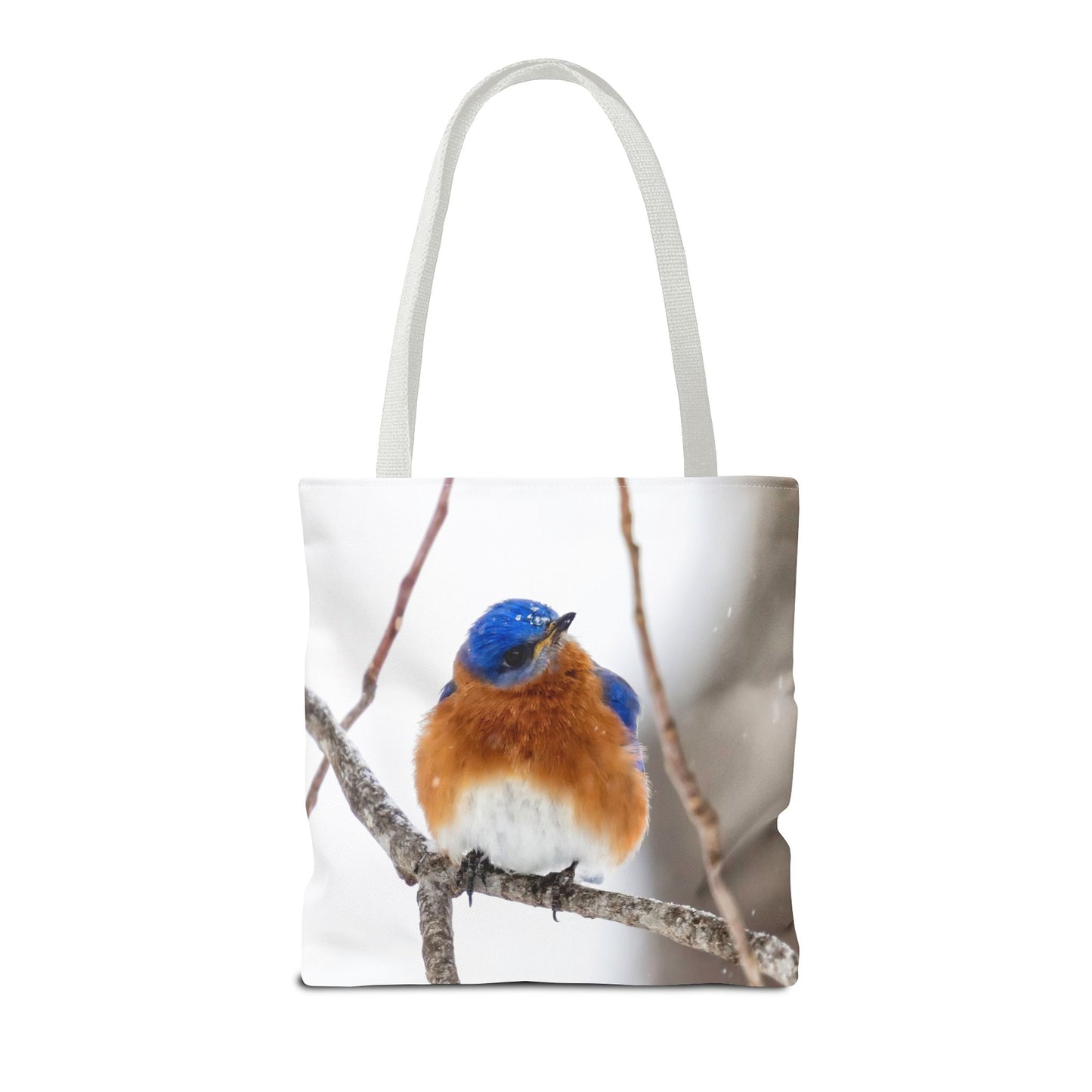 Bluebirds Tote Bag - Nature-Inspired Eco-Friendly Shopping Bag