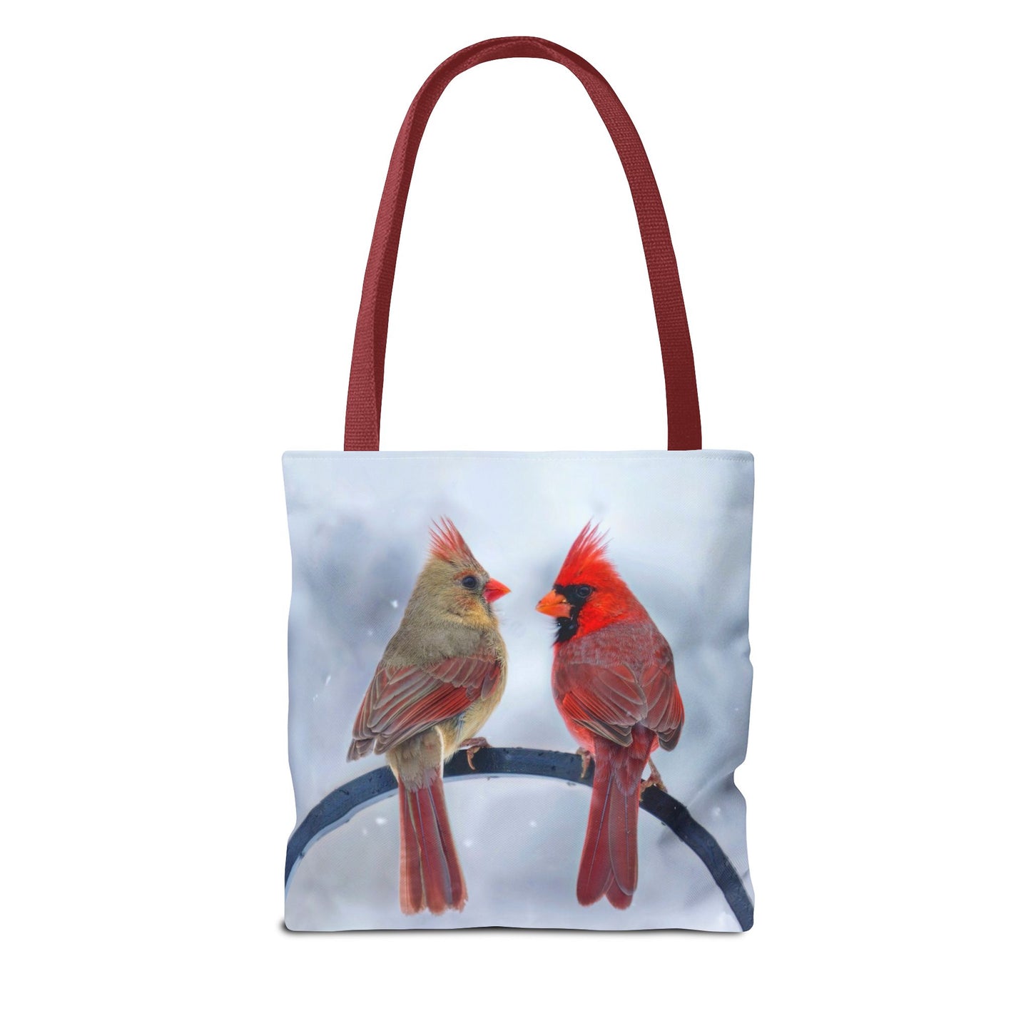 Cardinal Love Tote Bag - Nature-Inspired Eco-Friendly Carryall