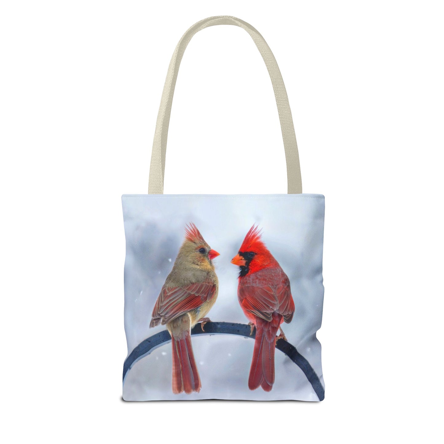 Cardinal Love Tote Bag - Nature-Inspired Eco-Friendly Carryall