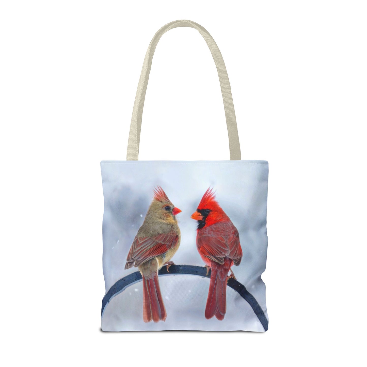 Cardinal Love Tote Bag - Nature-Inspired Eco-Friendly Carryall