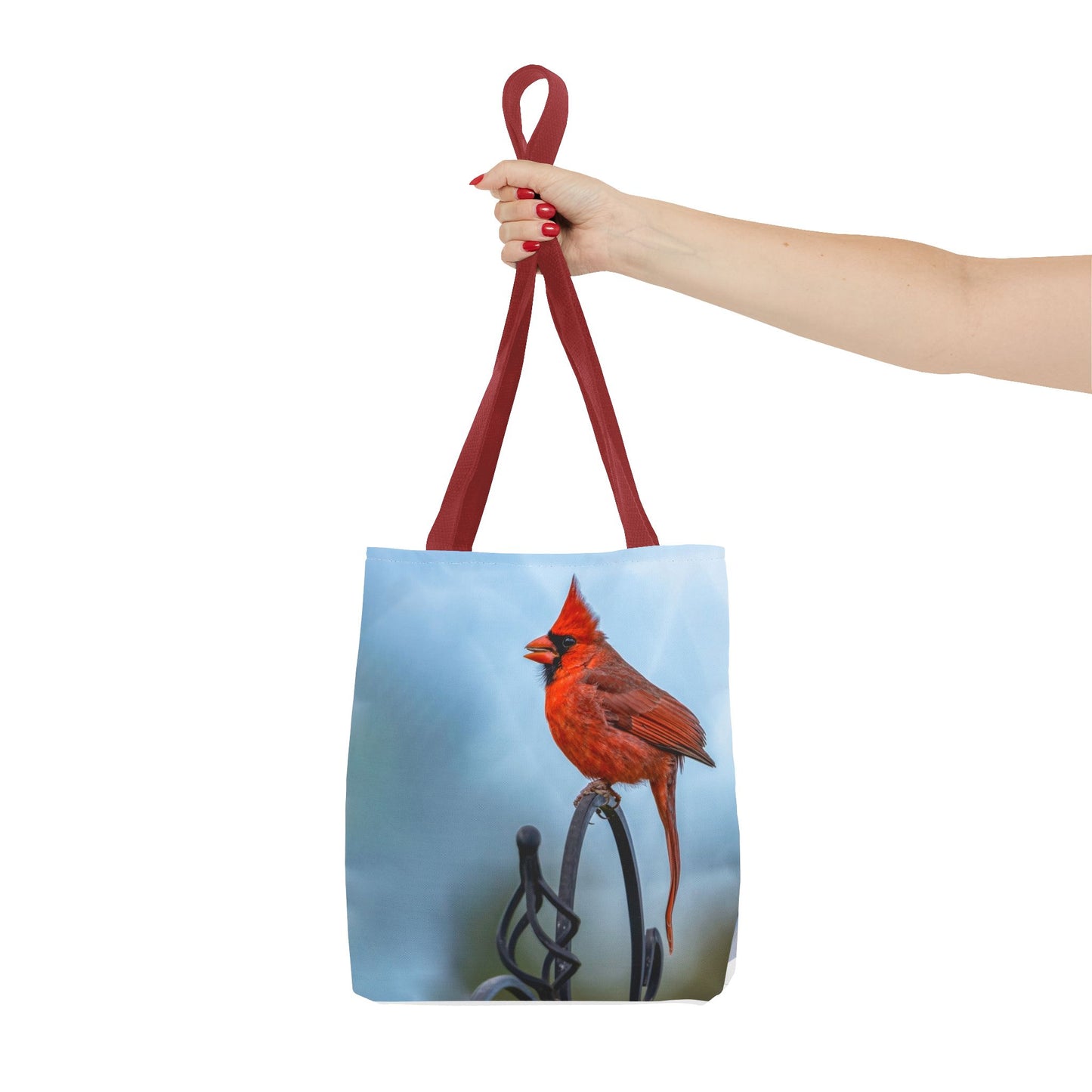 Cardinal Love Tote Bag - Nature-Inspired Eco-Friendly Carryall