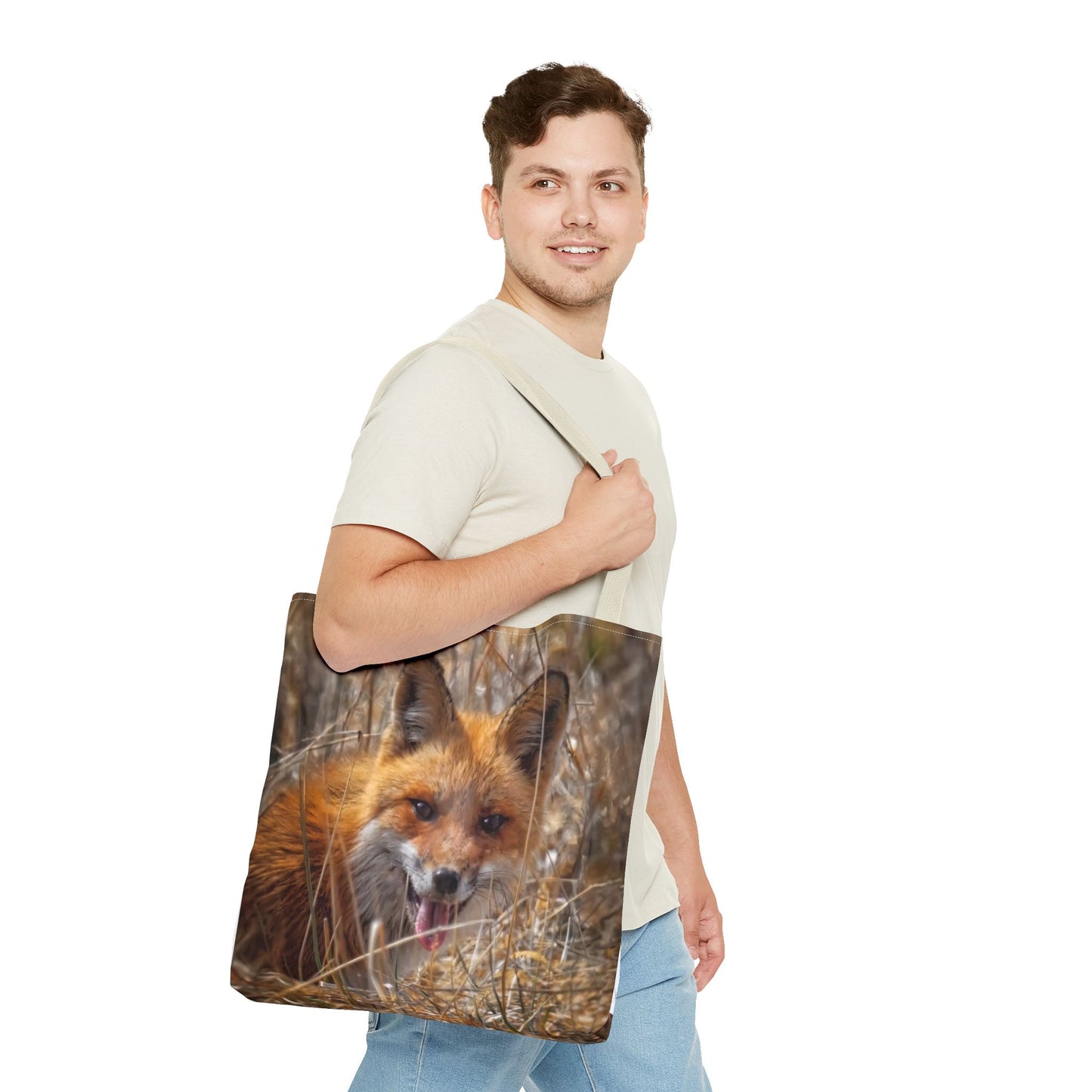 Wild Fox Tote Bag - Nature-Inspired Eco-Friendly Shopping Bag