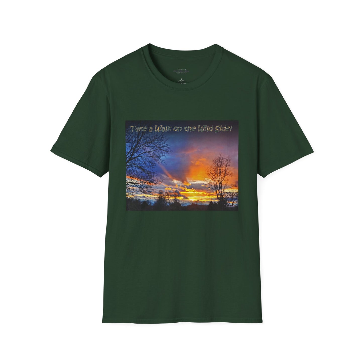 Gorgeous sunset with colorful light rays - T-shirt