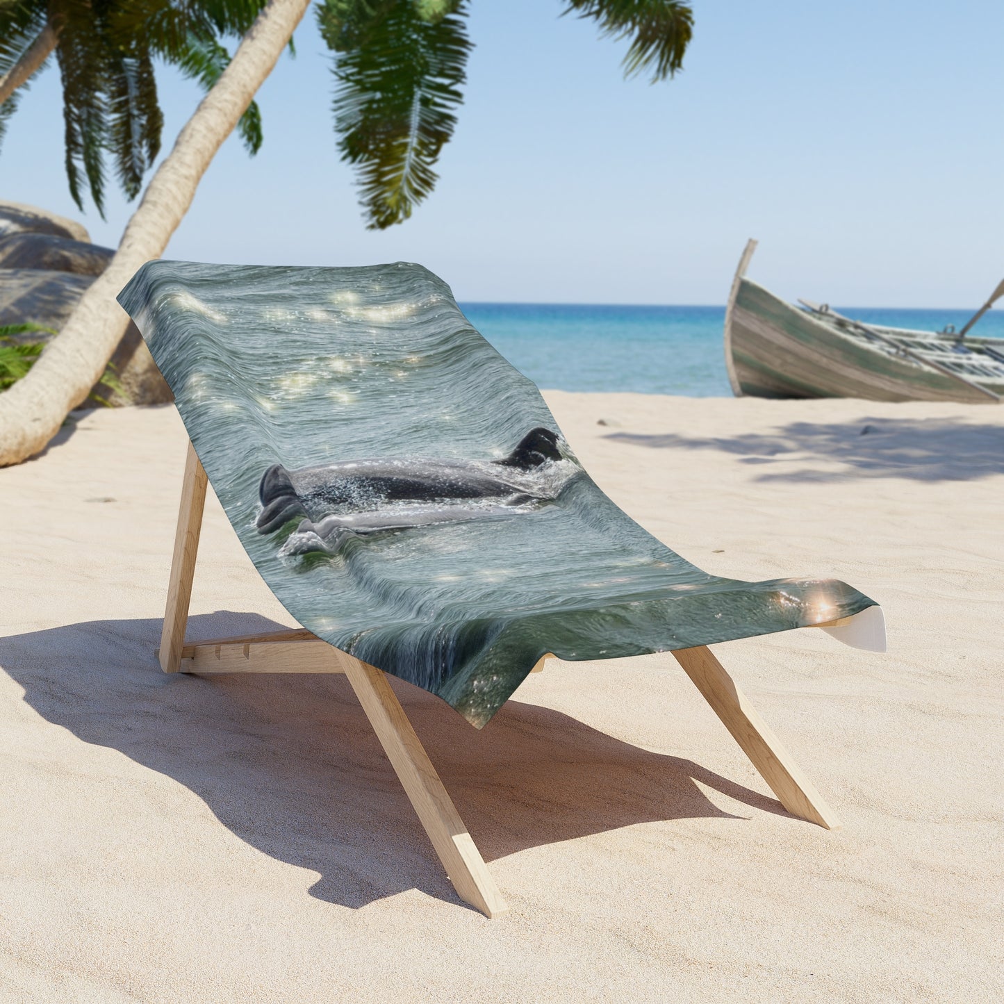 Dolphin Pair Beach Towel